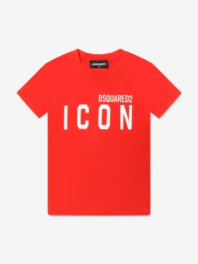 Dsquared2 Kids Icon T-Shirt In Orange