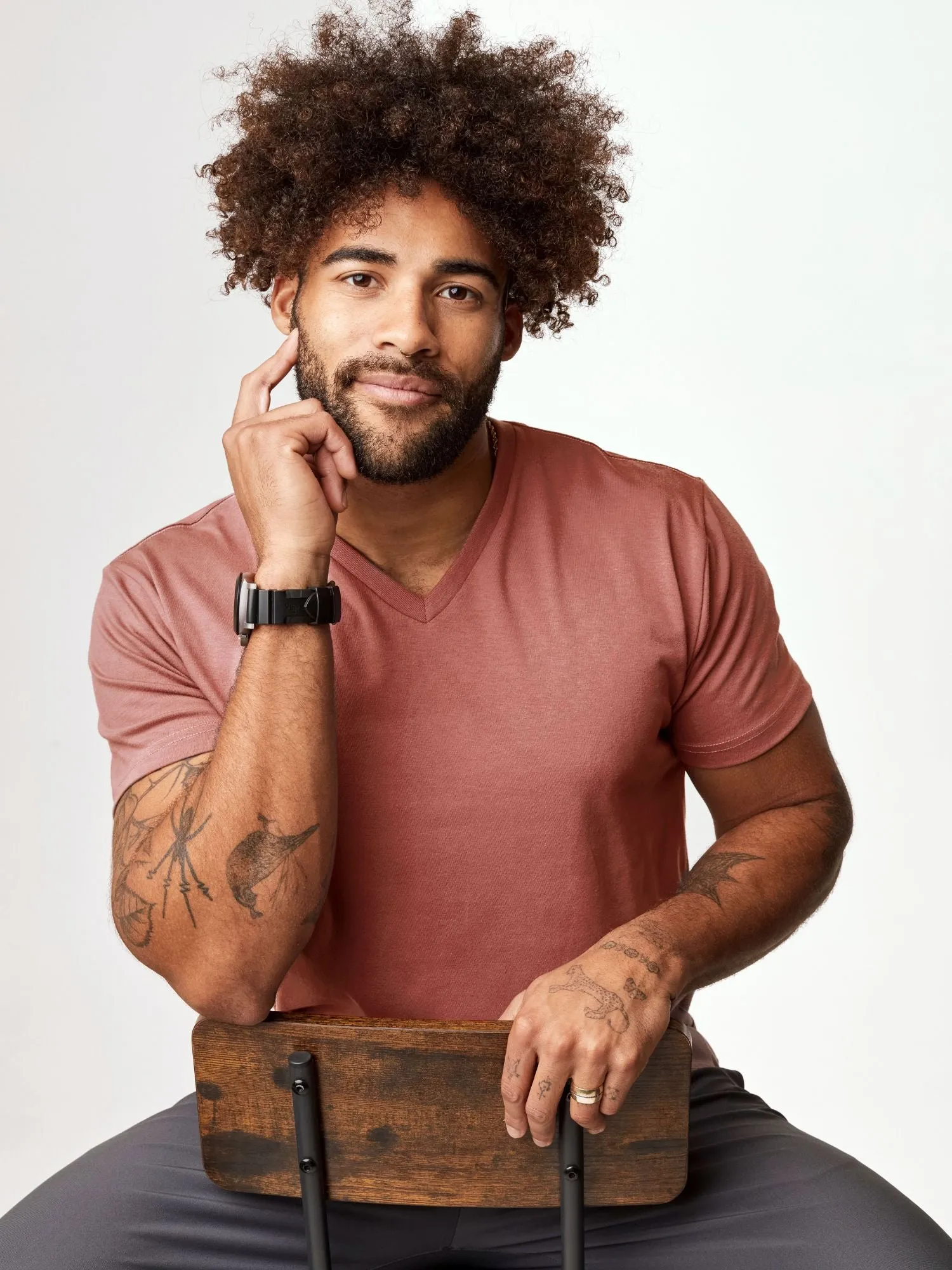 Dune Red V-Neck FINAL SALE