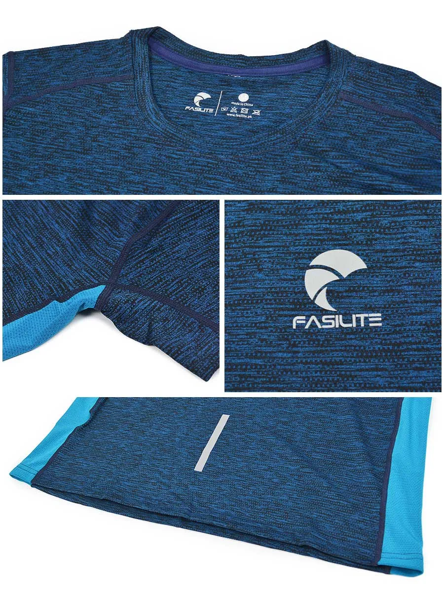Duo Coast - T-Shirt - 1301 - Dark Blue / Royal Blue