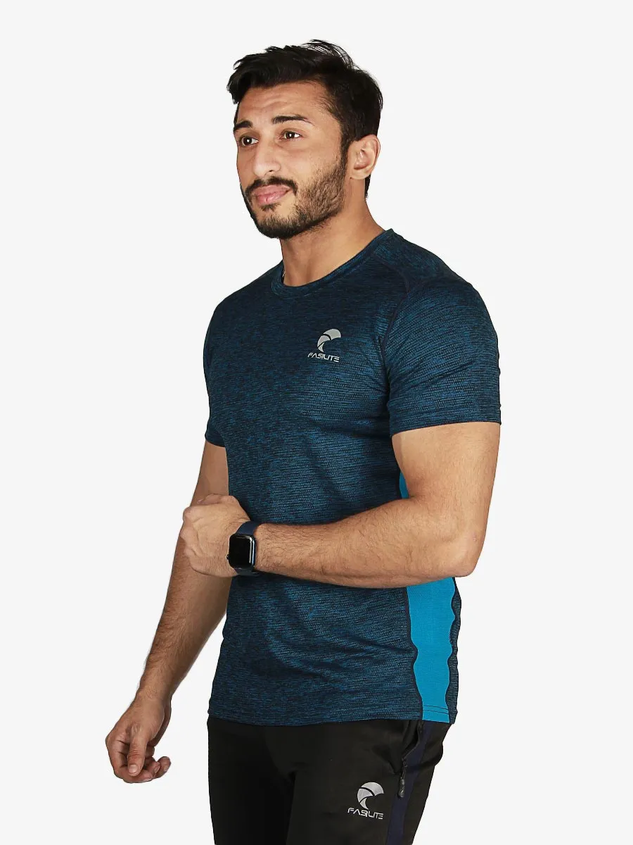Duo Coast - T-Shirt - 1301 - Dark Blue / Royal Blue