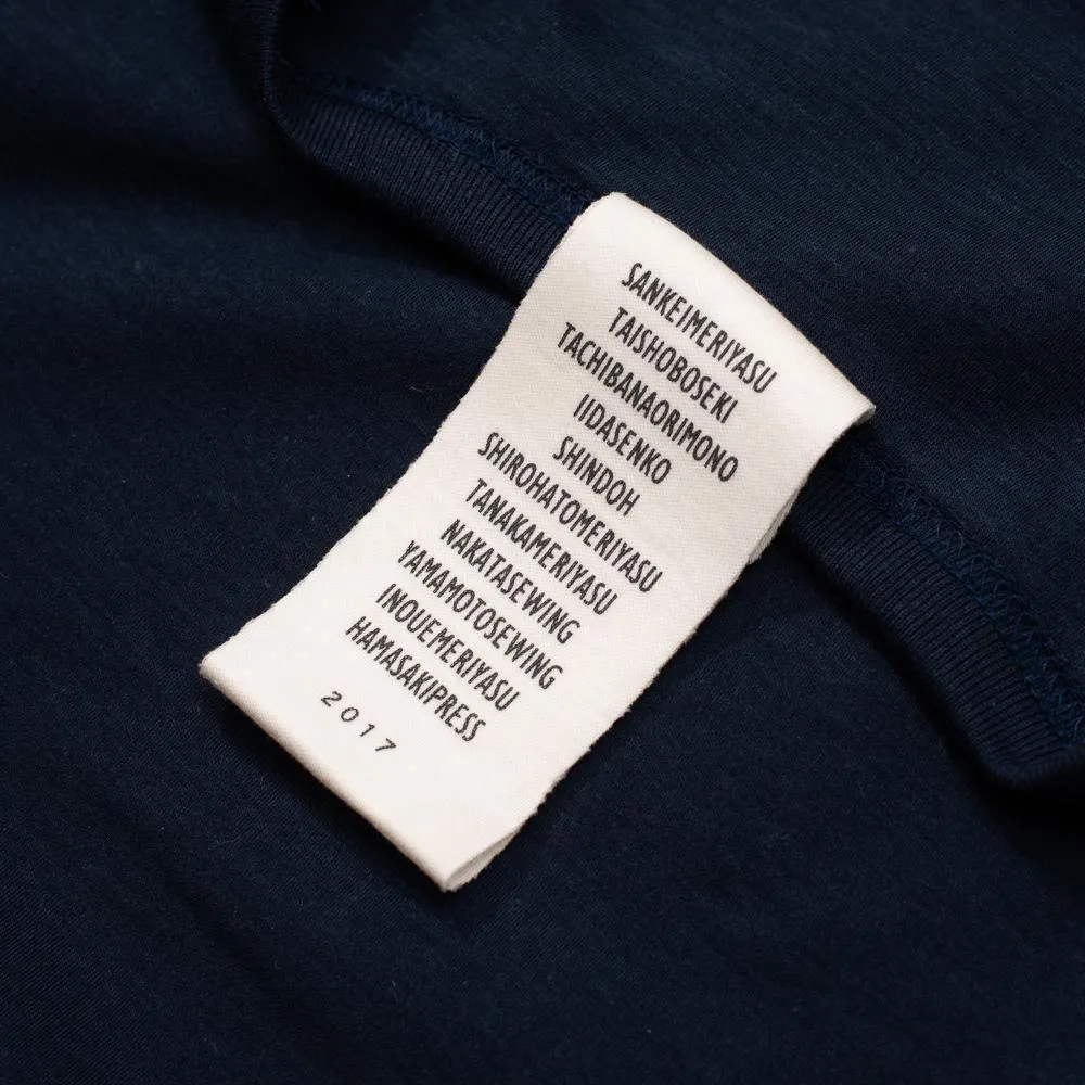 Eiji Long Sleeve Tee Navy
