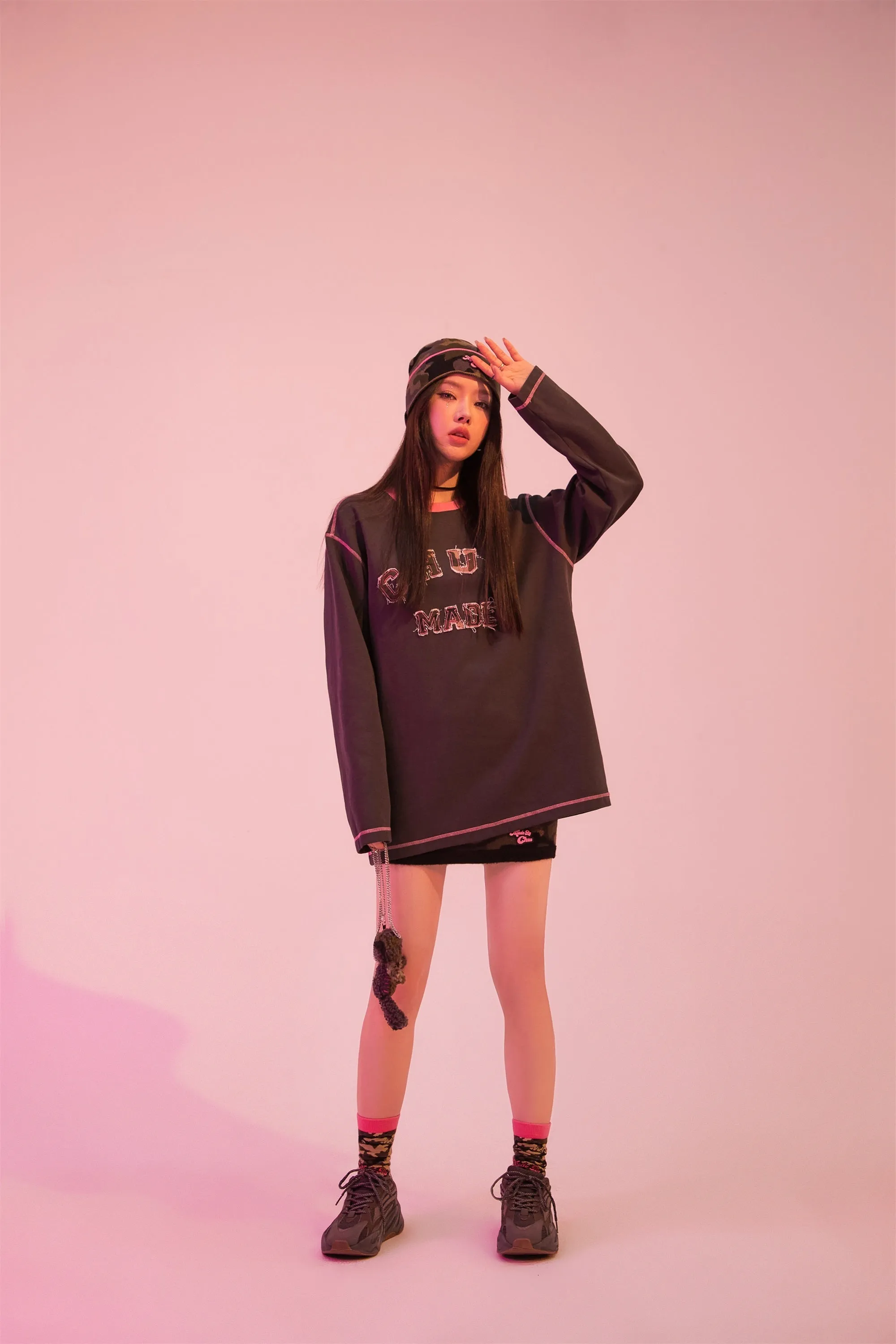 Feel Your Energy Camouflage Long Sleeve T-Shirt