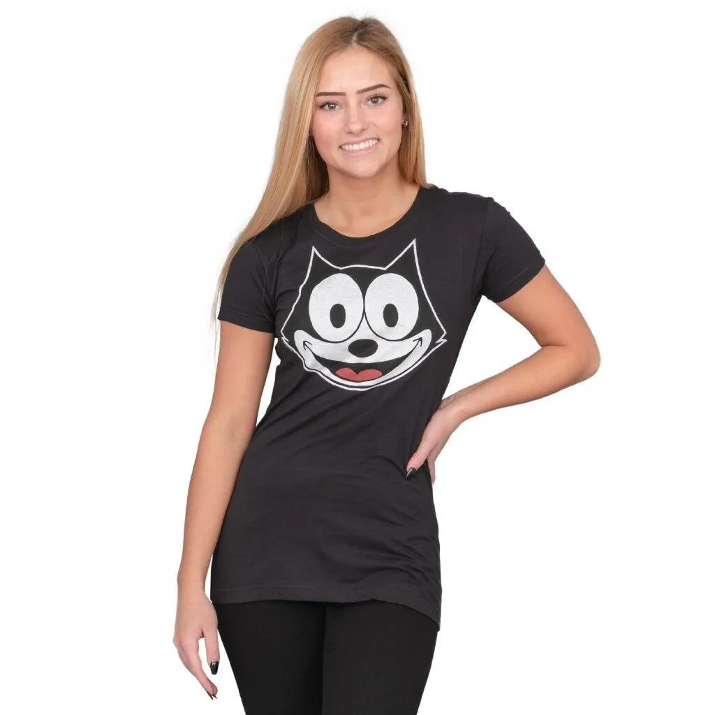 Felix the Cat Face Outline T-shirt