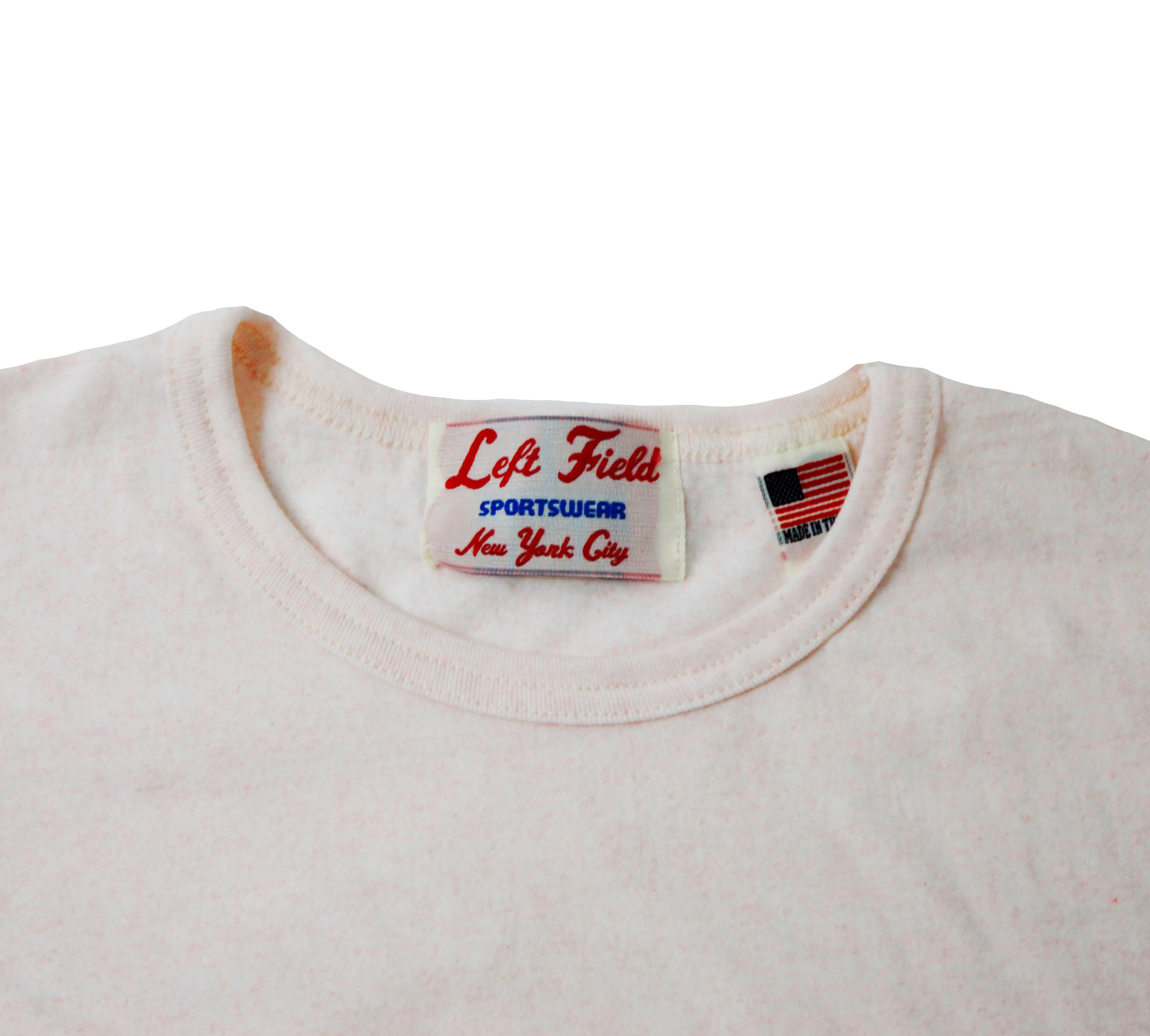 Flamingo Heather Cotton Crew Tee