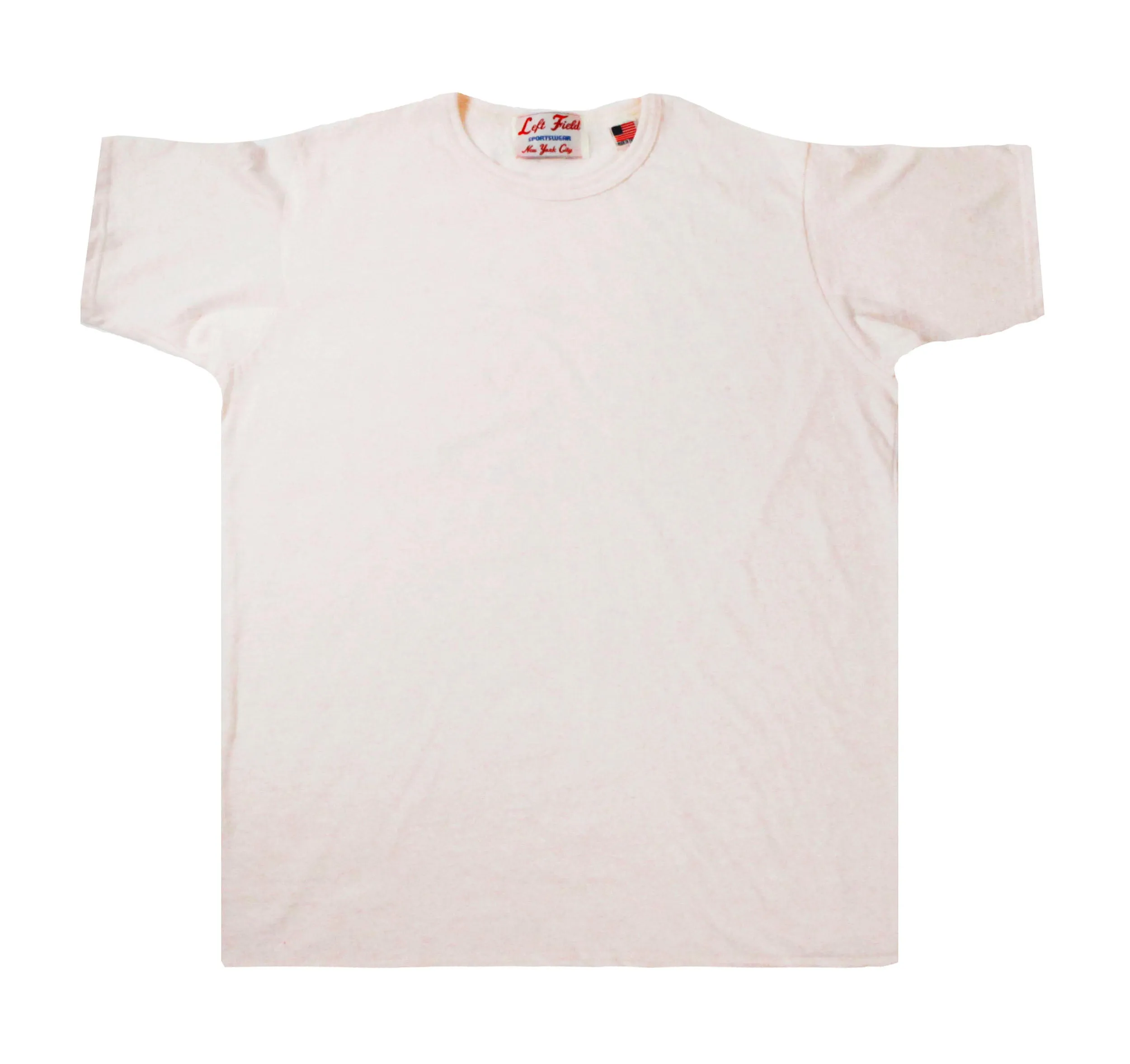Flamingo Heather Cotton Crew Tee