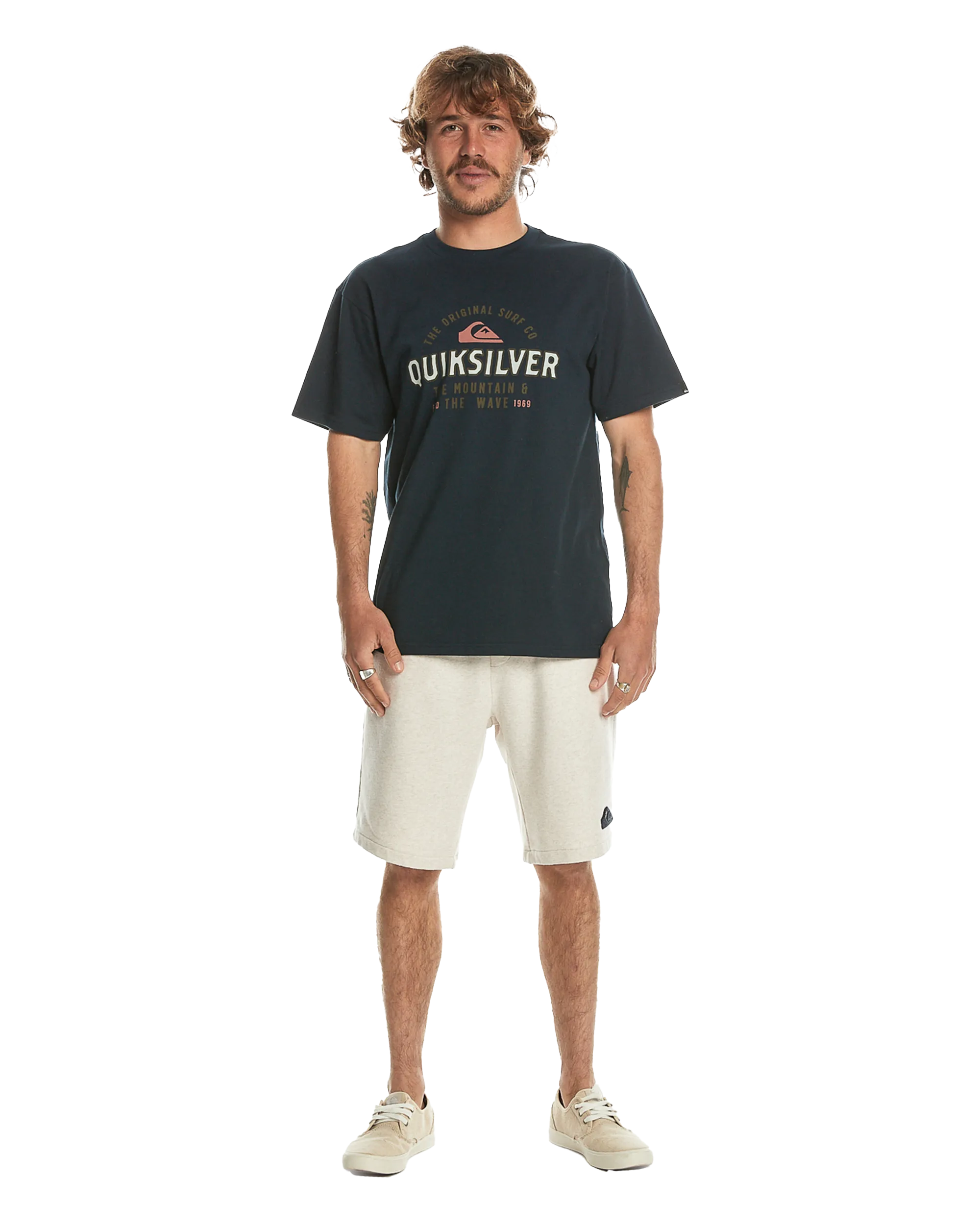 Floating Around T-Shirt in Navy Blazer