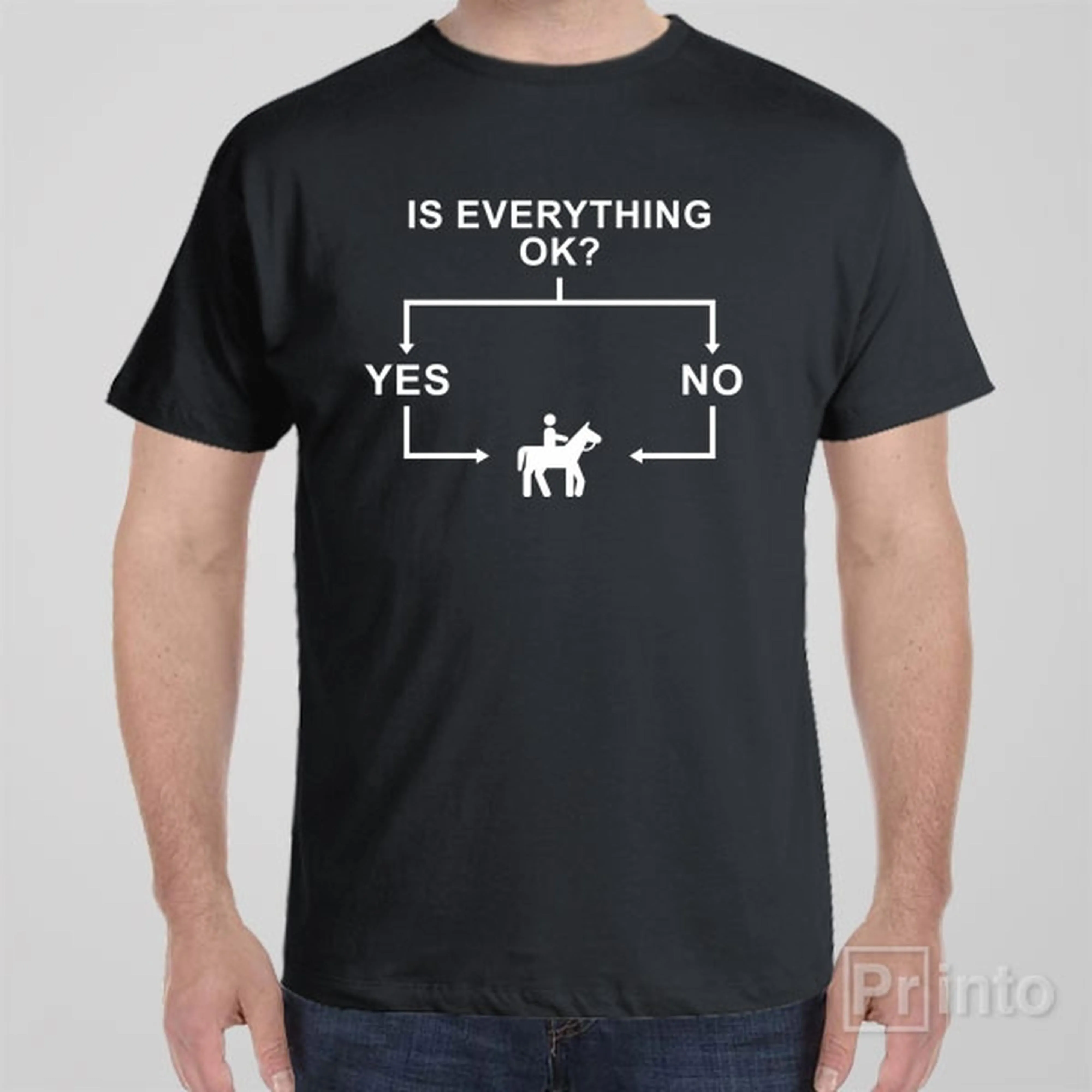 Flowchart (Horse Riding) - T-shirt