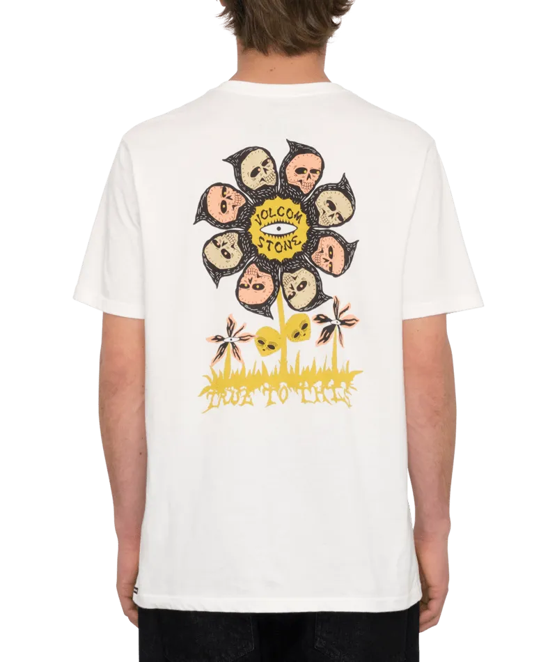 Flower Budz T-Shirt in Off White