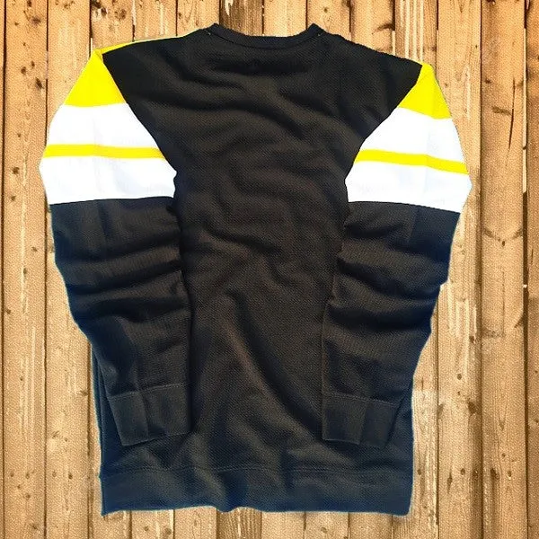 Full sleeve  T-shirt Chrome Yellow White & Black