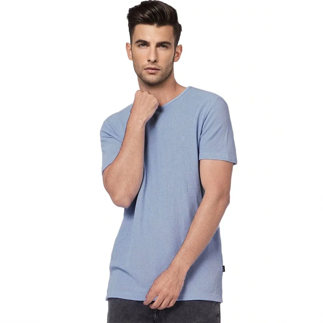 Funkys Pique Self V Neck Tee