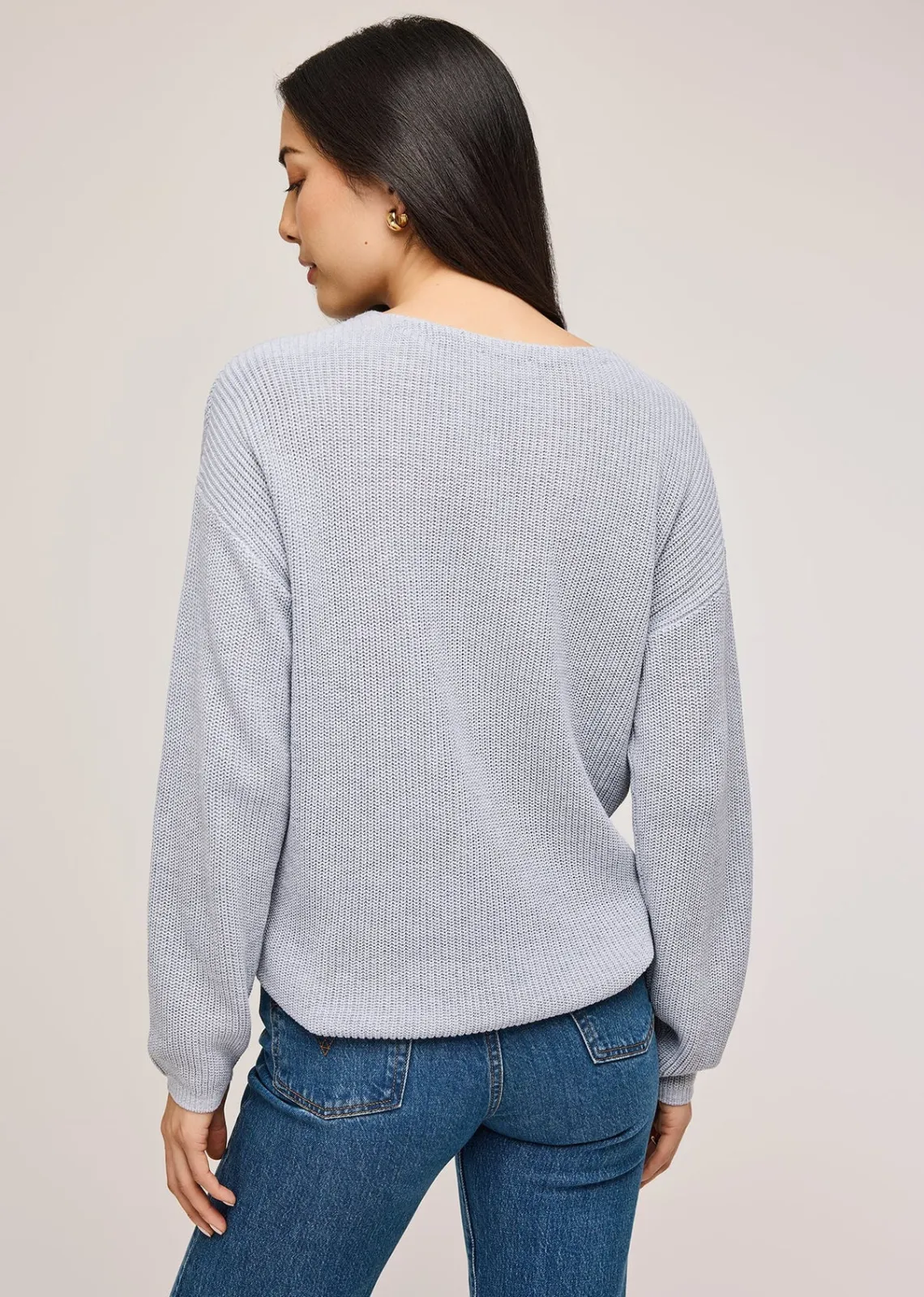 Gentle Fawn Tucker Sweater- Heather Grey