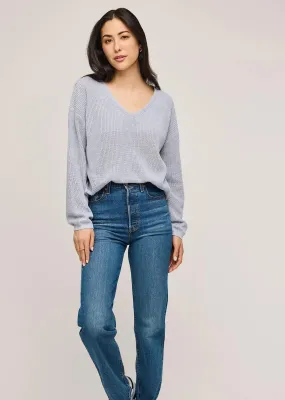 Gentle Fawn Tucker Sweater- Heather Grey