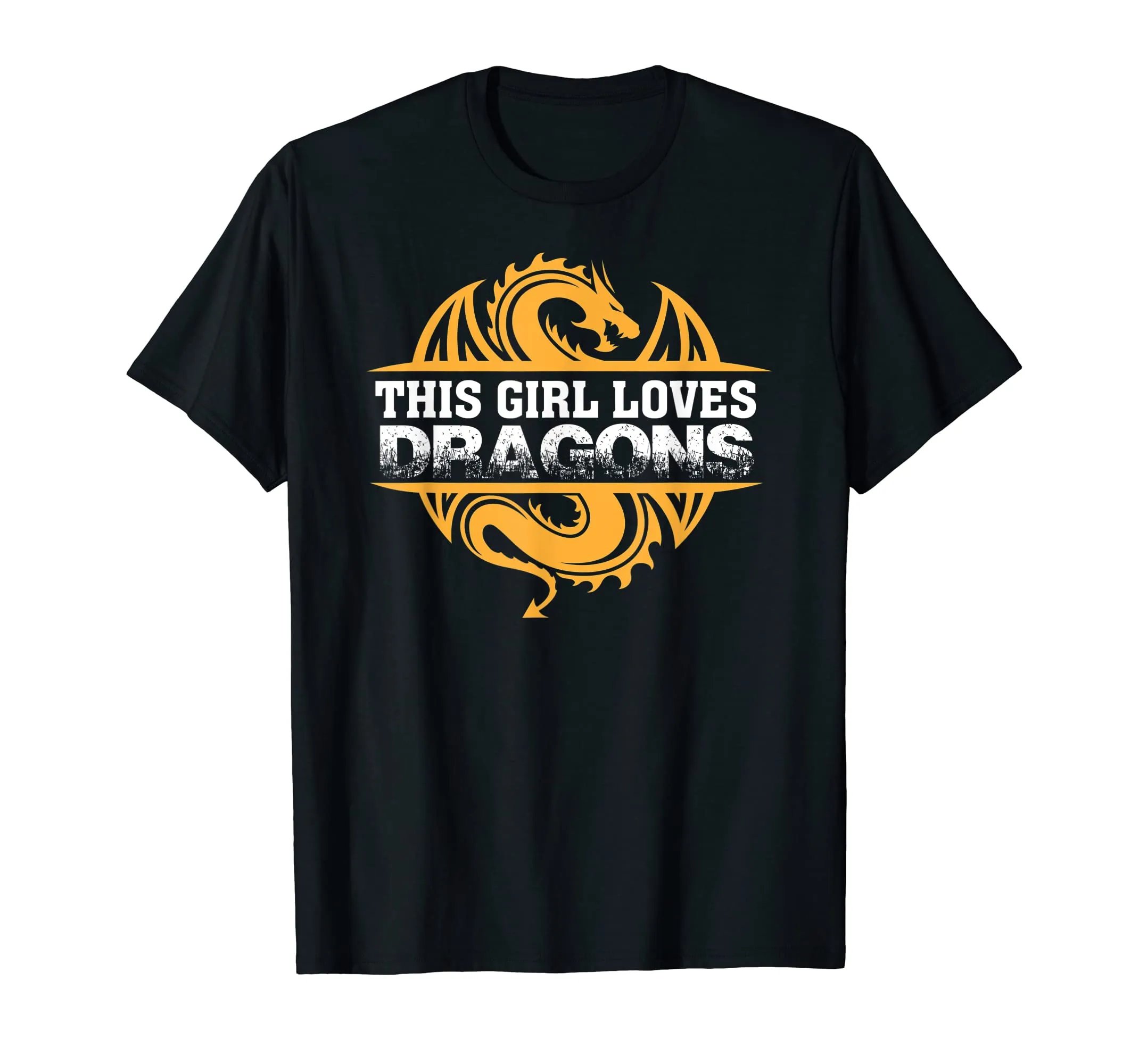Girl Loves Dragons T-shirt Funny Dragon Lover Gift Mother