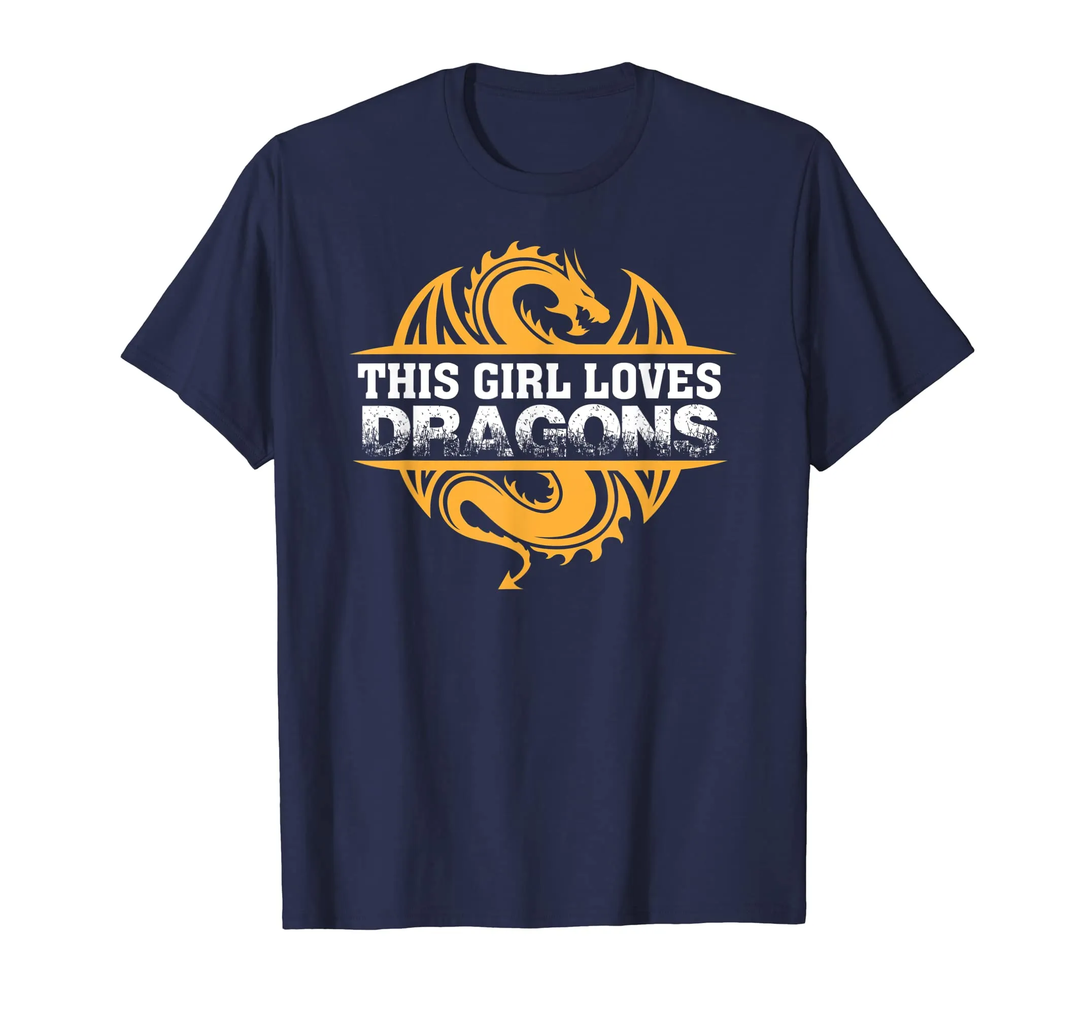 Girl Loves Dragons T-shirt Funny Dragon Lover Gift Mother