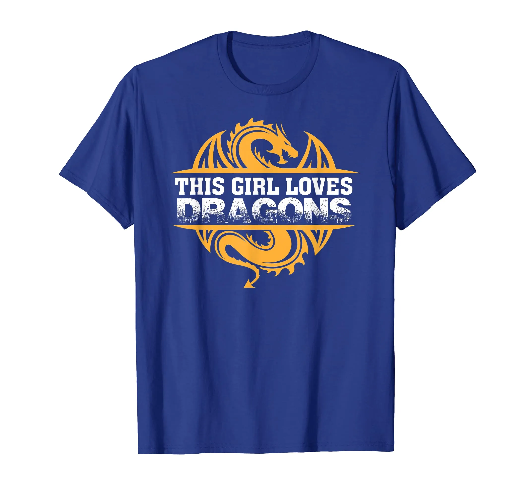 Girl Loves Dragons T-shirt Funny Dragon Lover Gift Mother