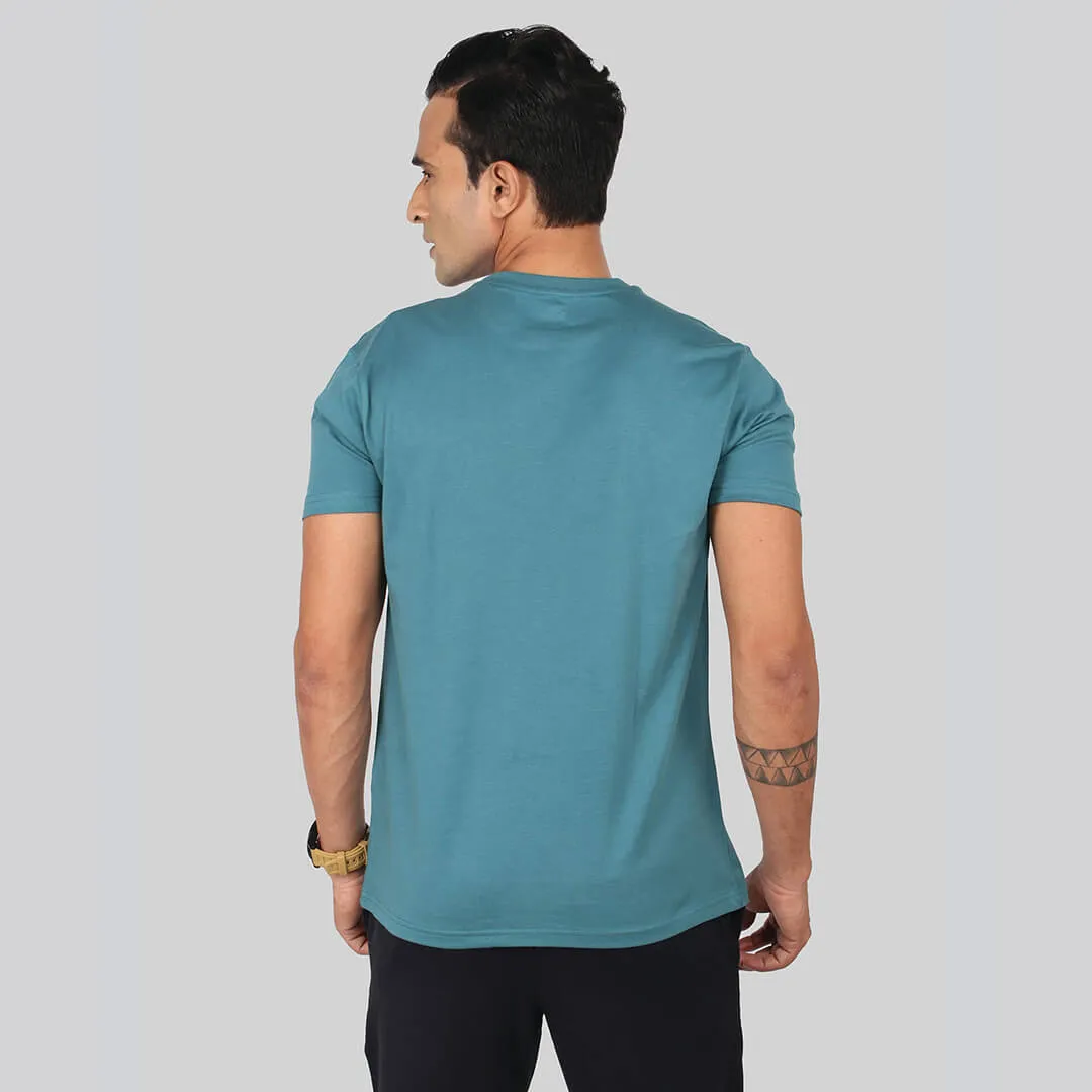 Graphic Printed T-shirt - Duck Blue