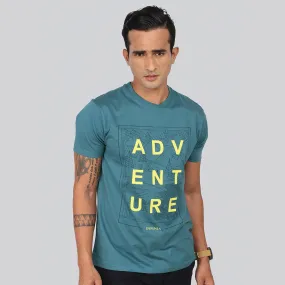 Graphic Printed T-shirt - Duck Blue