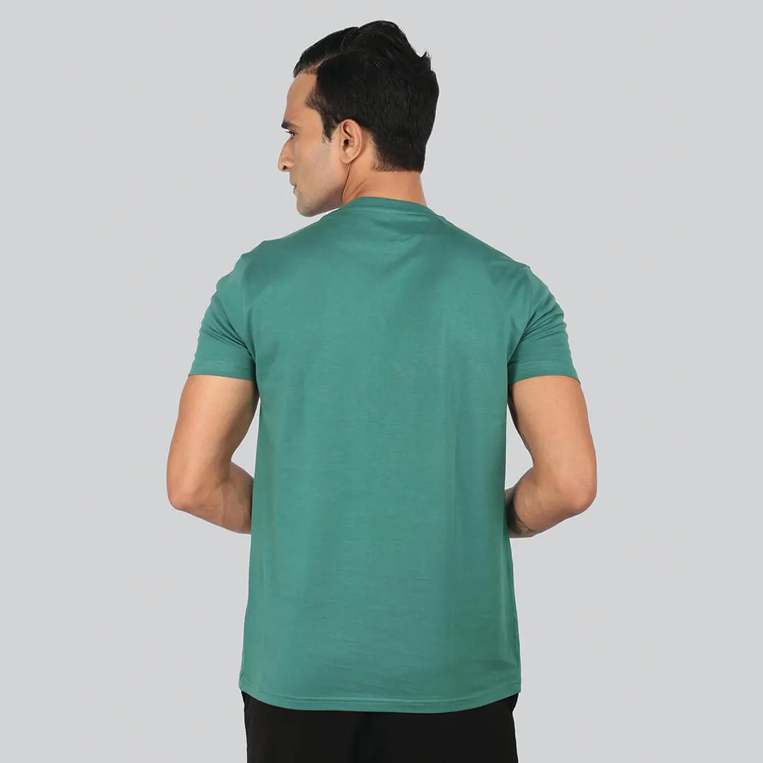 Graphic Printed T-shirt - Forest Green