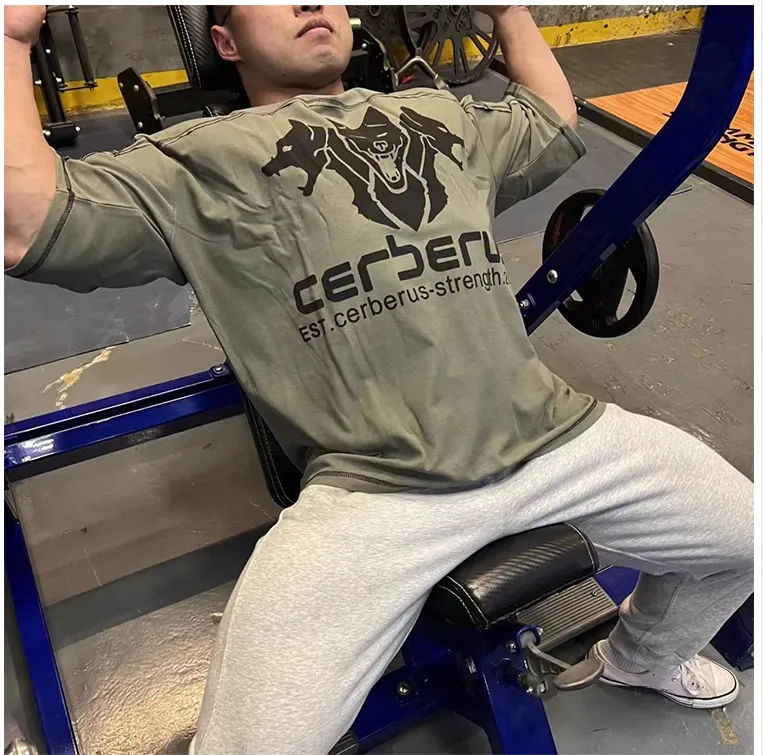 GYM BUDDY HELLHOUND WORKOUT T SHIRTS