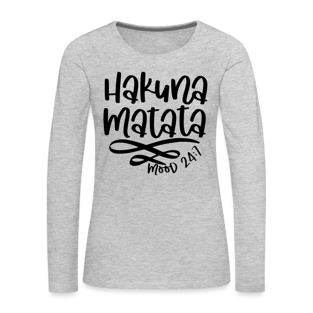Hakuna Matata Women's Premium Long Sleeve T-Shirt