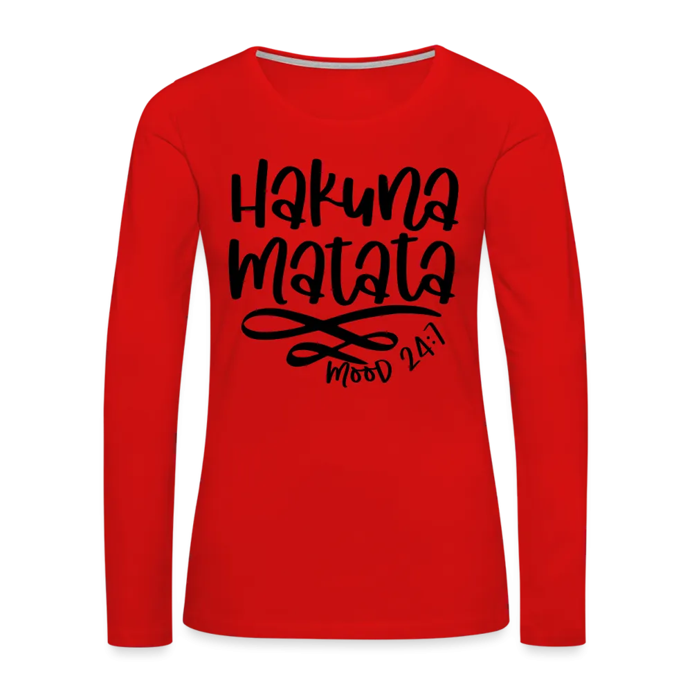 Hakuna Matata Women's Premium Long Sleeve T-Shirt