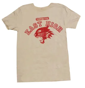 High School Musical East High Adult Tan T-Shirt