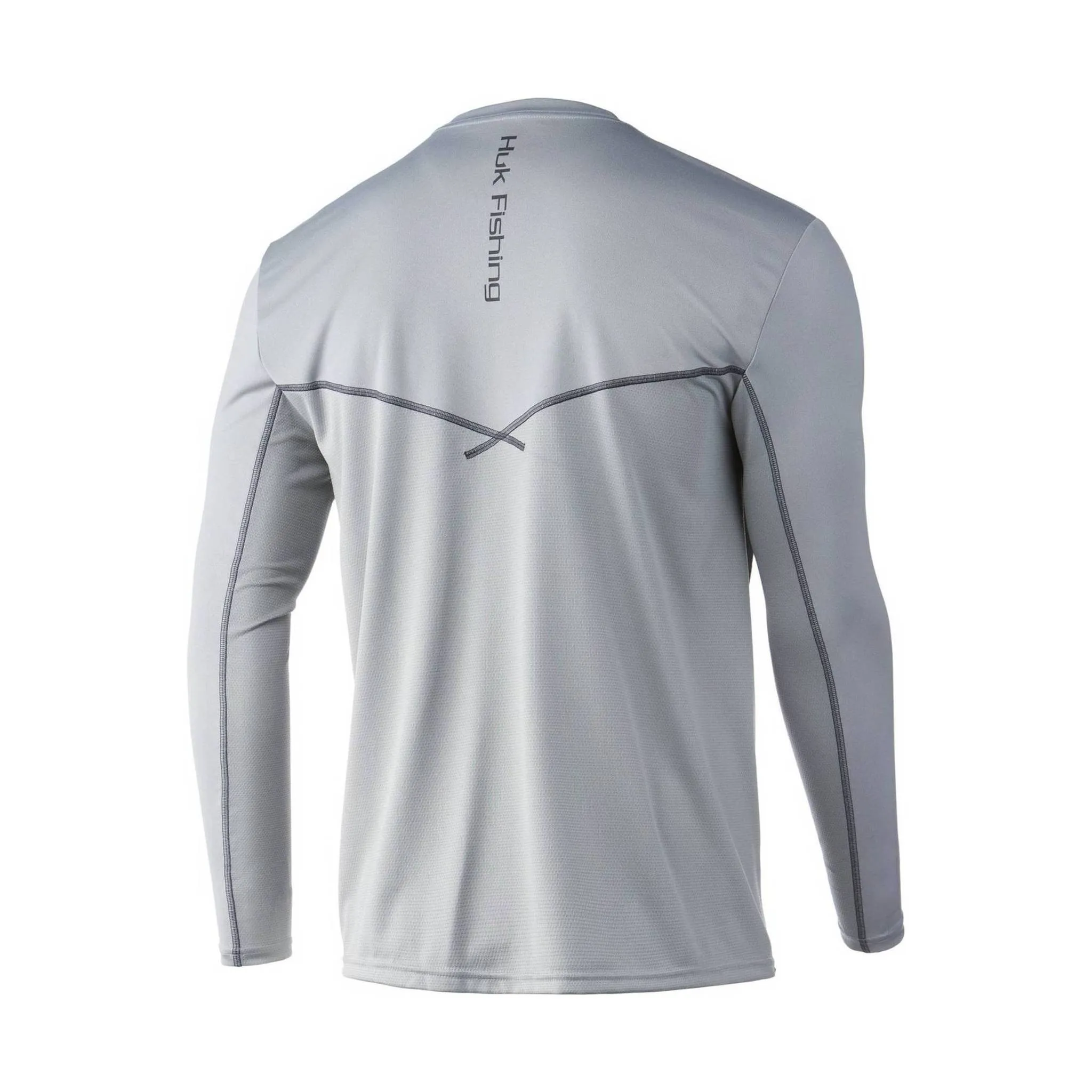 Huk Men's Icon X Long Sleeve Shirt - Overcast Grey