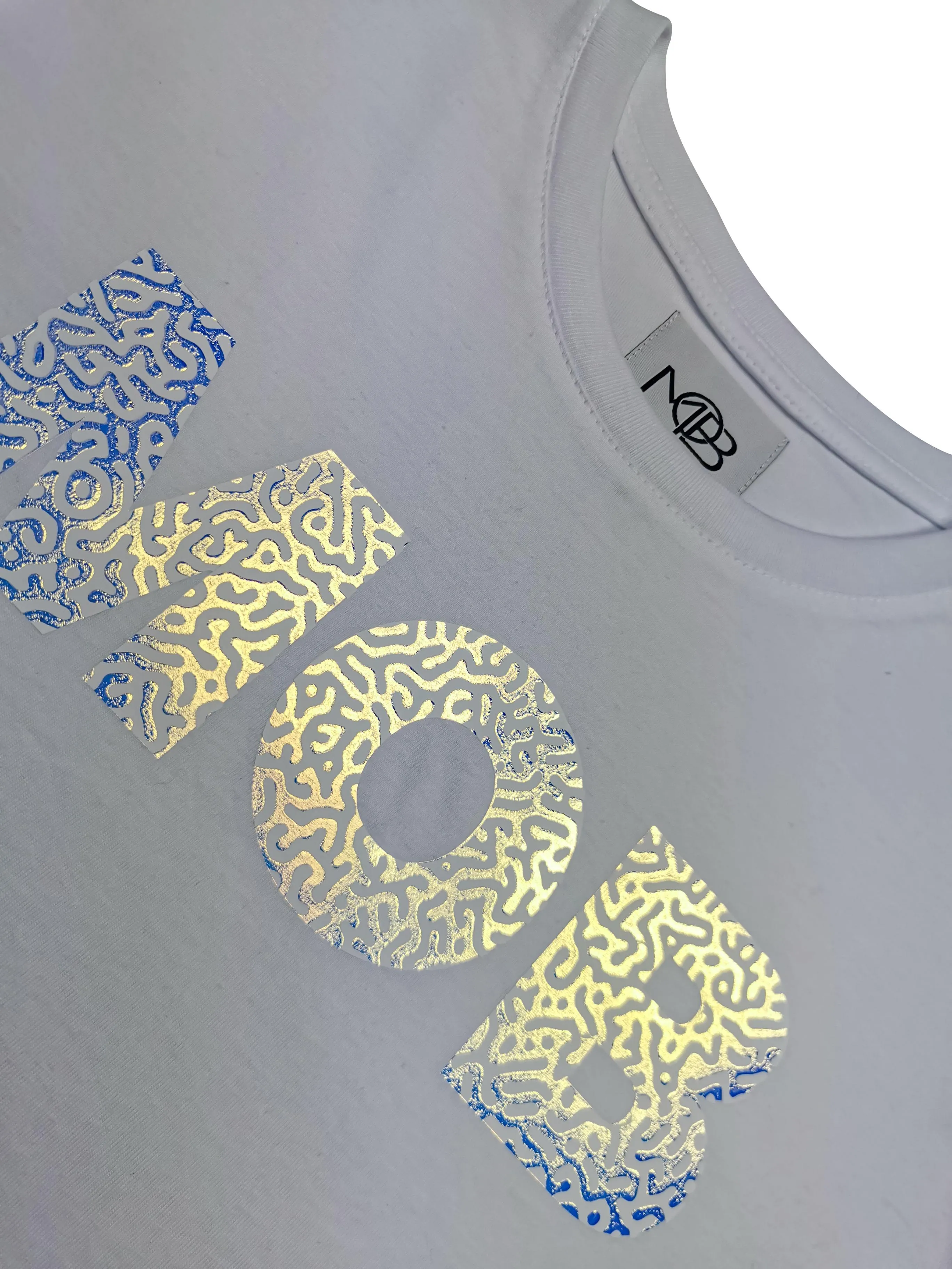 Iridescent printed T-shirt