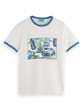 Joe Jonas X SS Ringer T-Shirt (Off White) - 180418WI24101
