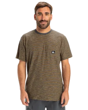 Kentin Pocket T-Shirt in Black Kentin Stripes