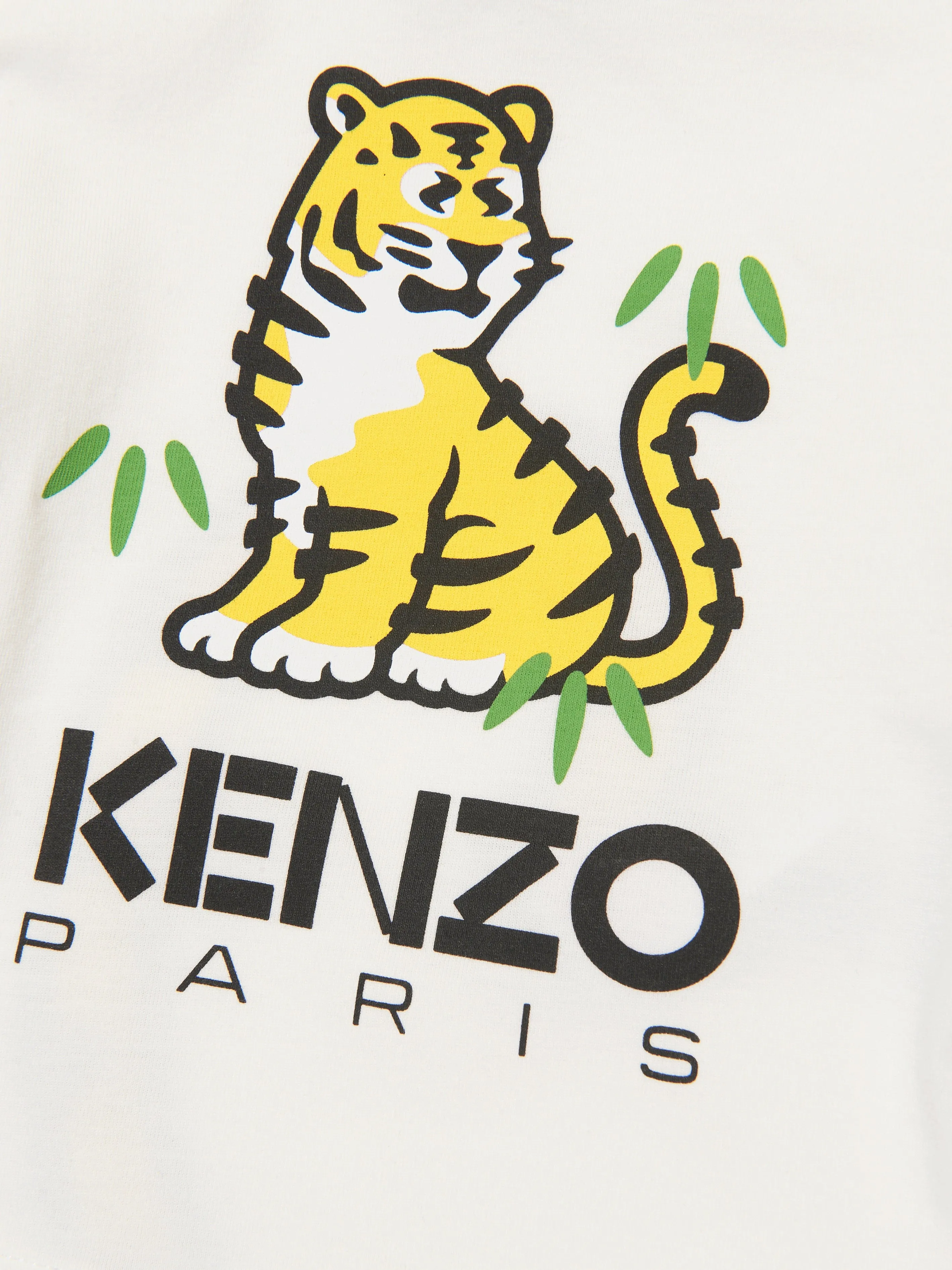 KENZO Baby Girls Long Sleeve Kotora T-Shirt in Ivory