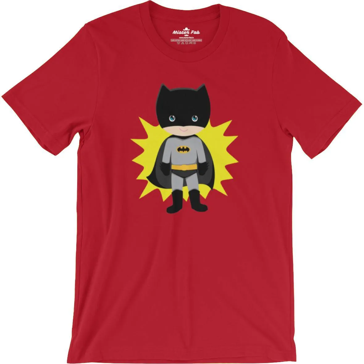 Kid Batman Round Neck T-Shirts