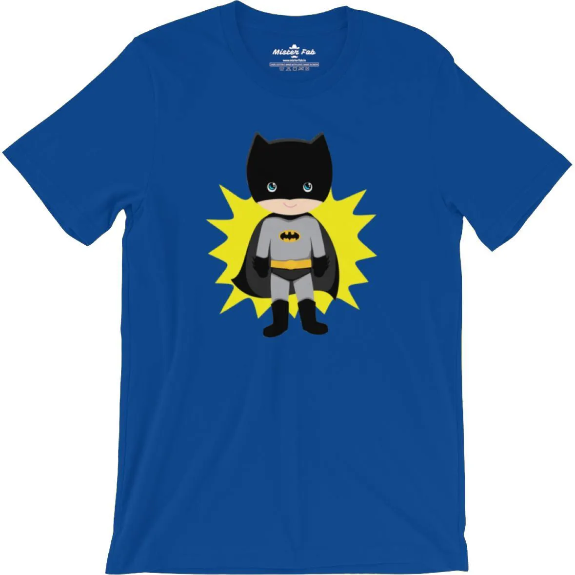 Kid Batman Round Neck T-Shirts