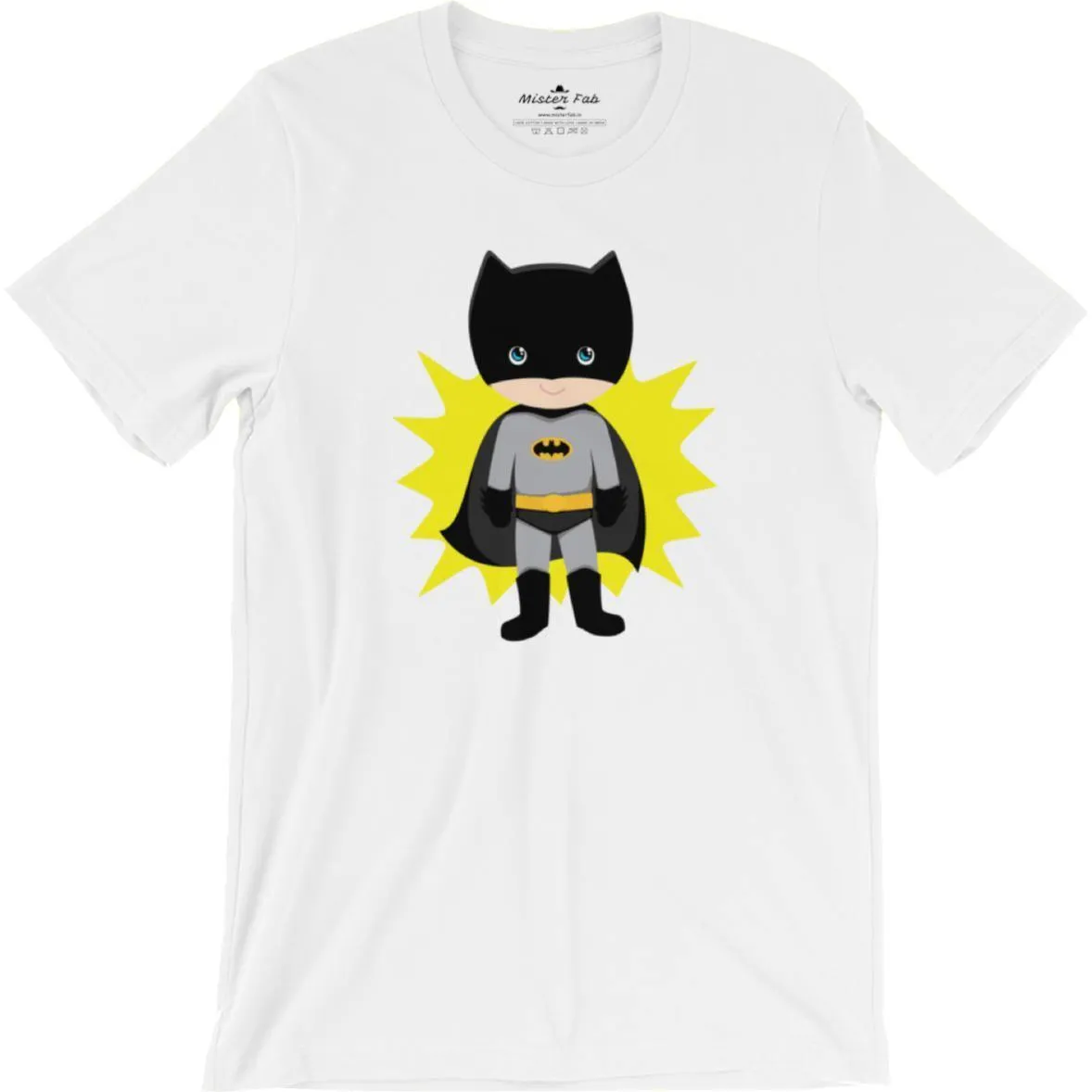 Kid Batman Round Neck T-Shirts