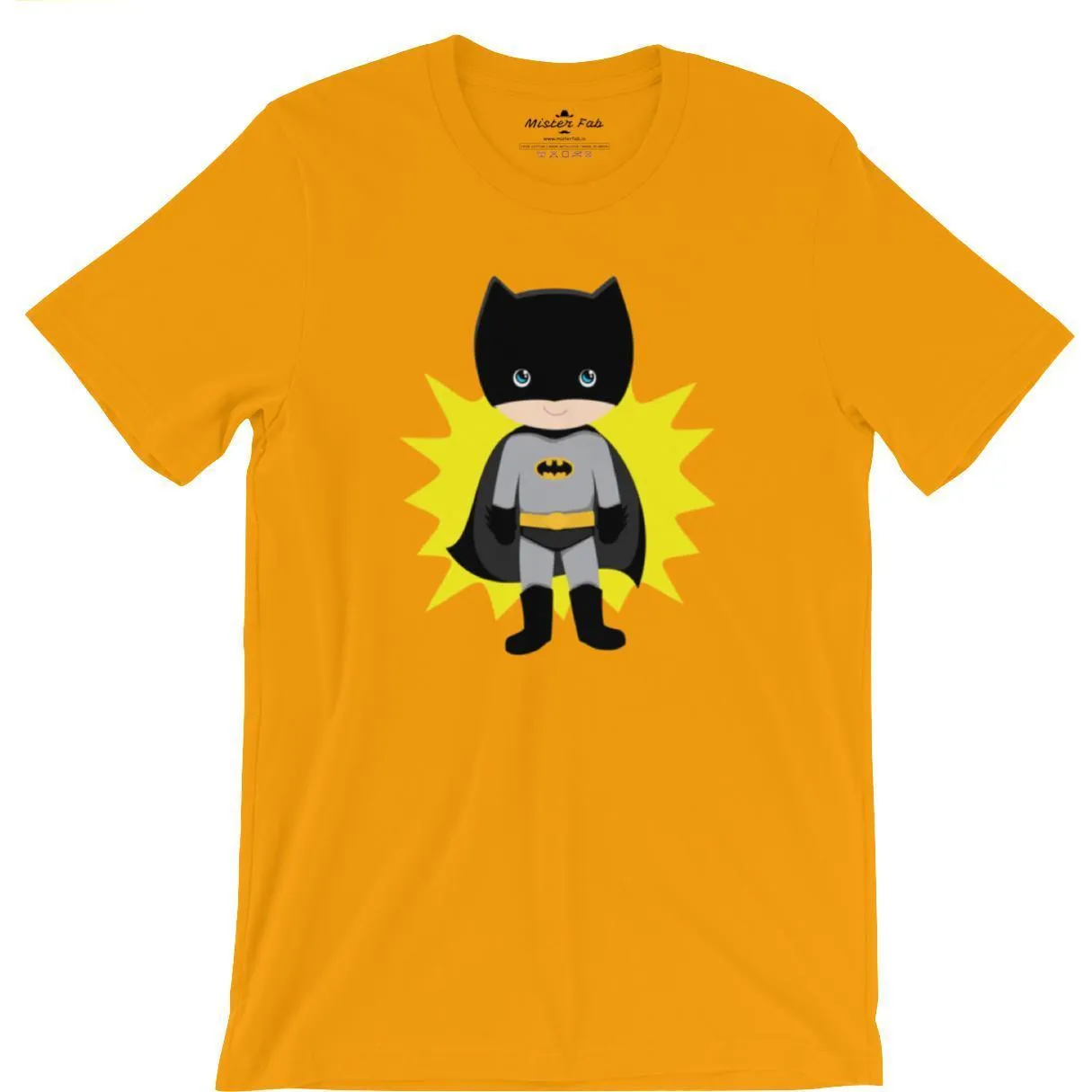 Kid Batman Round Neck T-Shirts