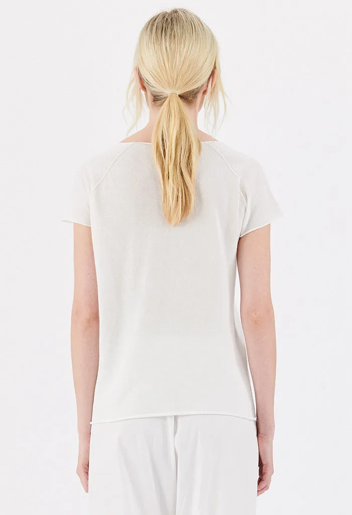 Knit Tee - White