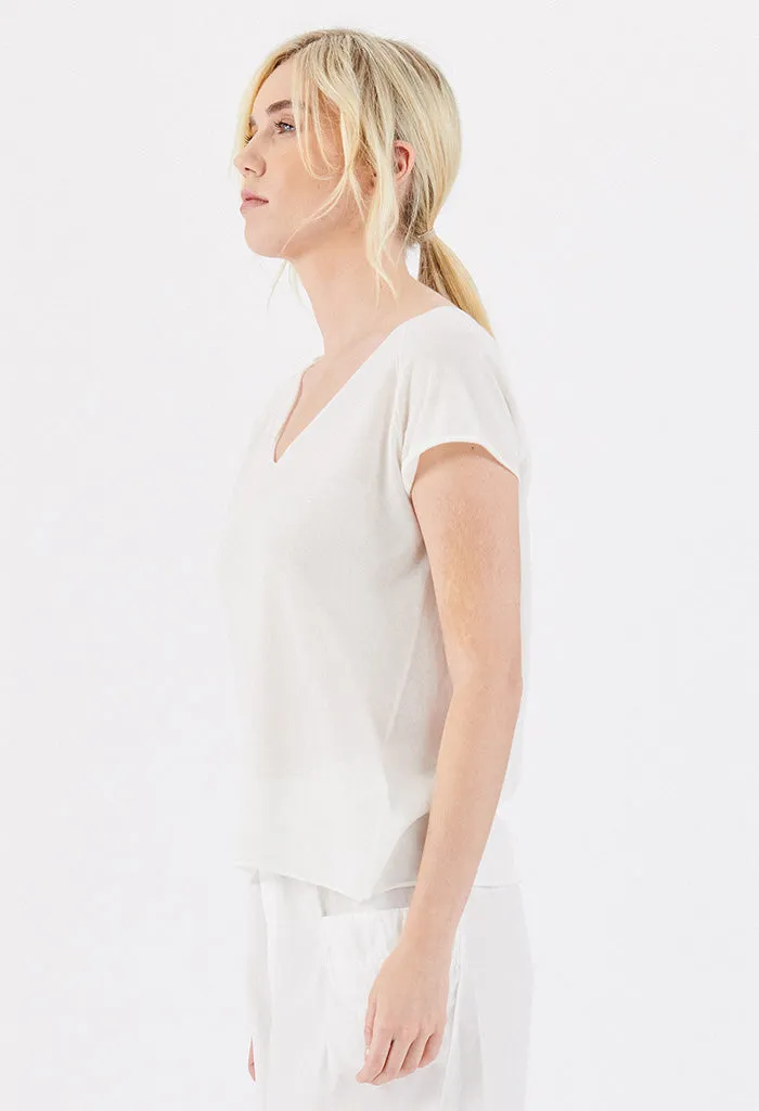 Knit Tee - White