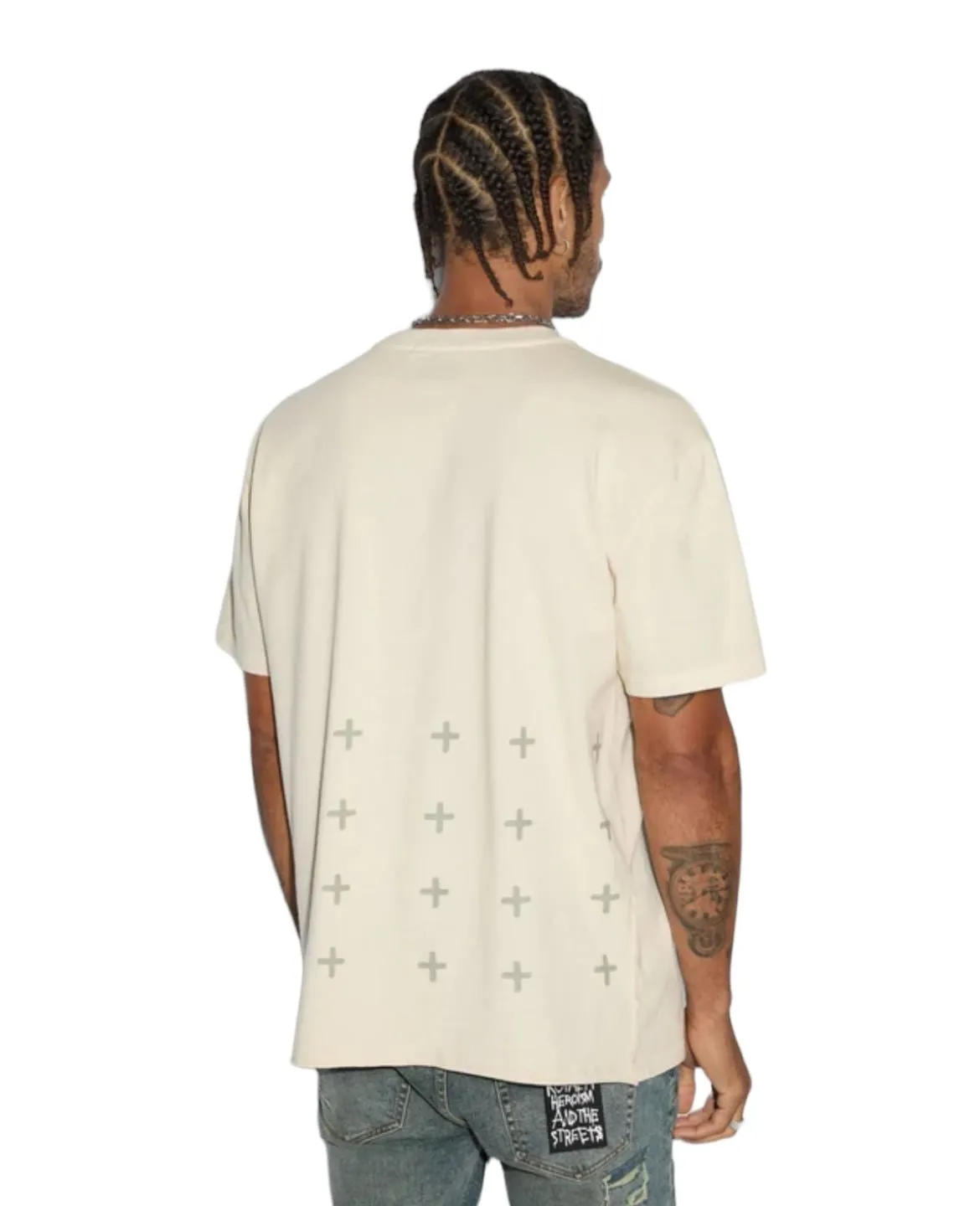 Ksubi All Day Biggie Ss Tee Jet Desert Tan