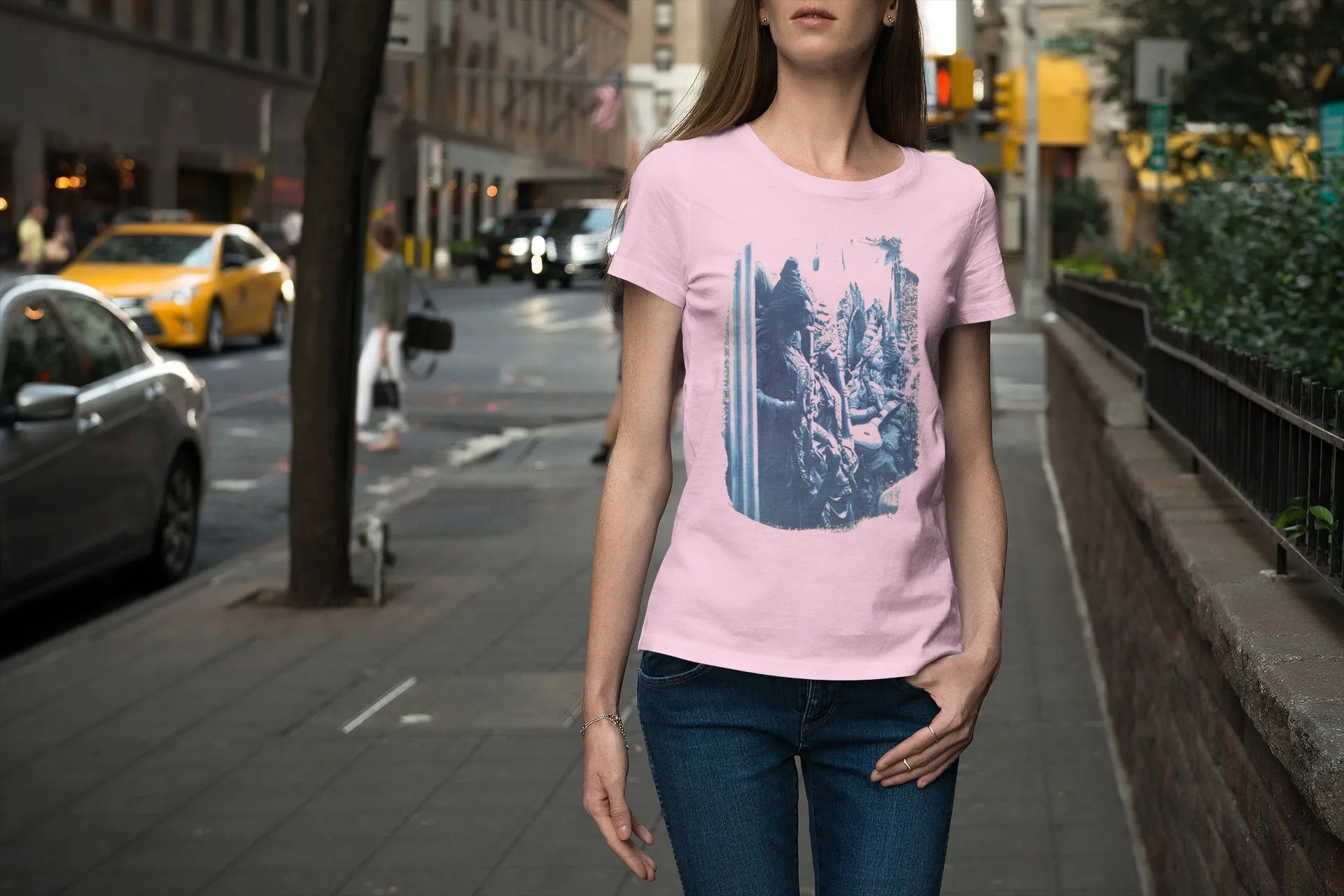 Kumortuli Devi Idols T-Shirt For Women