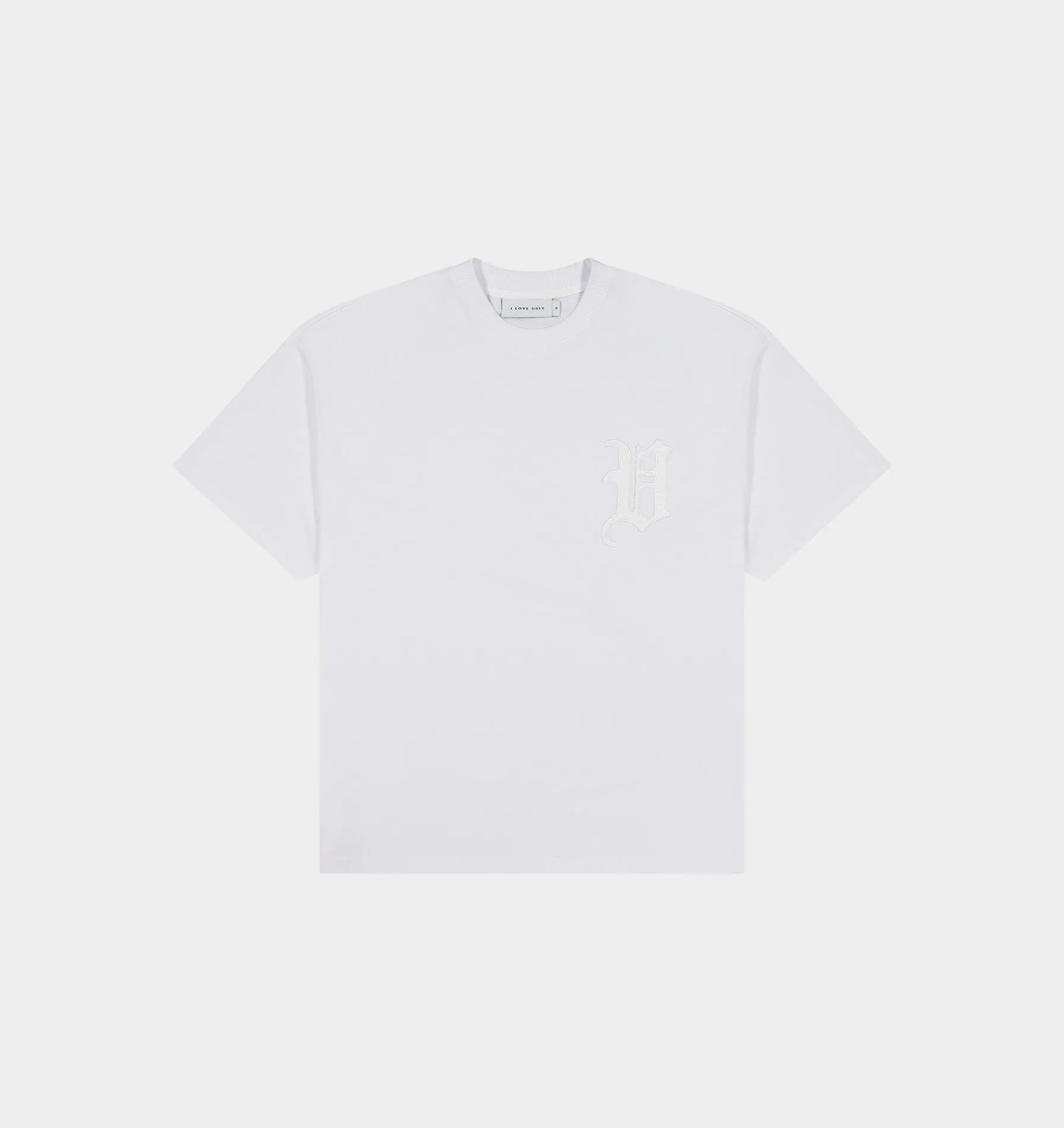 Lace U Box Tee - White