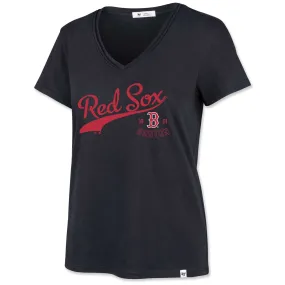 Ladies 47 Frankie V-Neck Tee - Navy