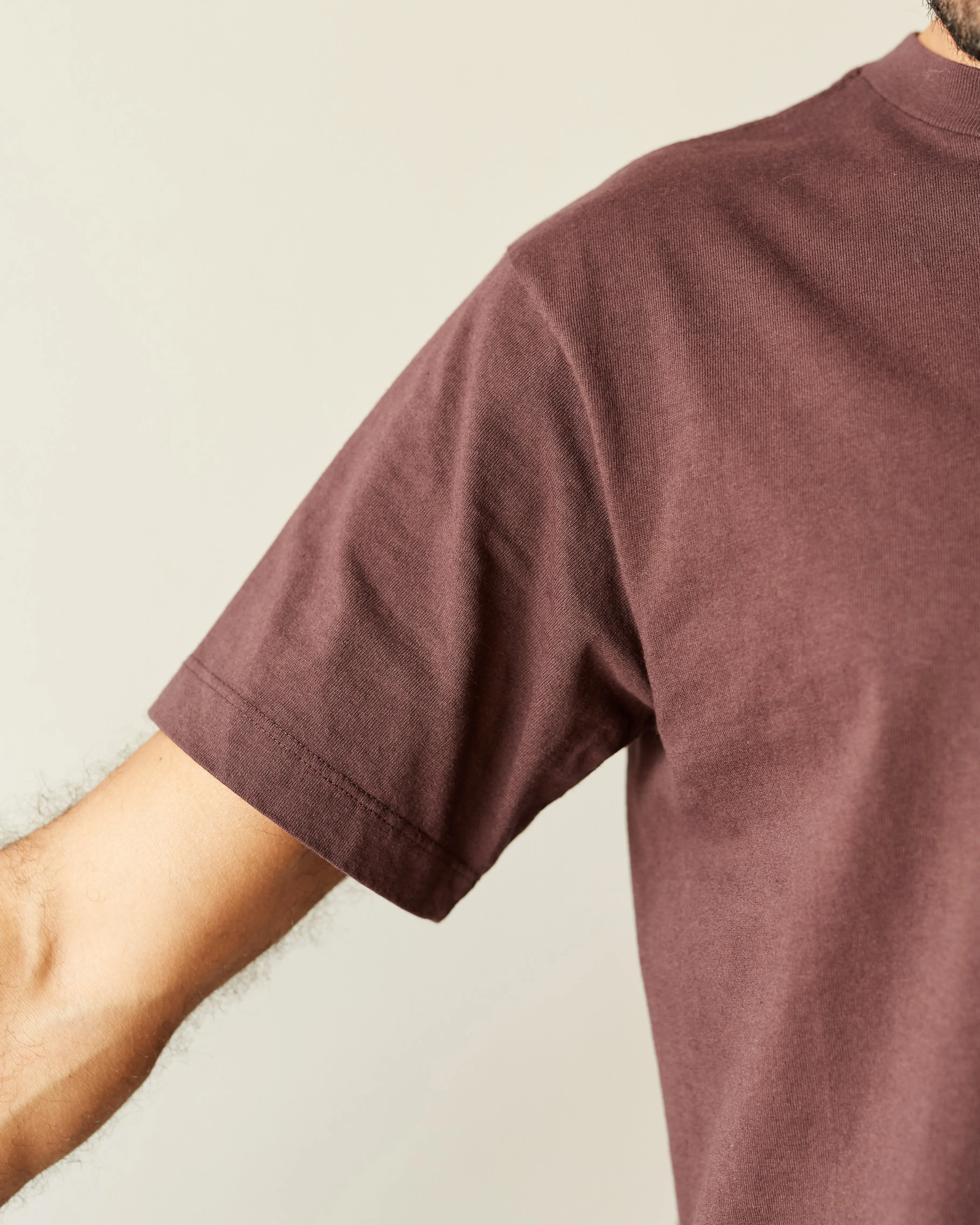 Lady White Balta Pocket Tee, Raisin
