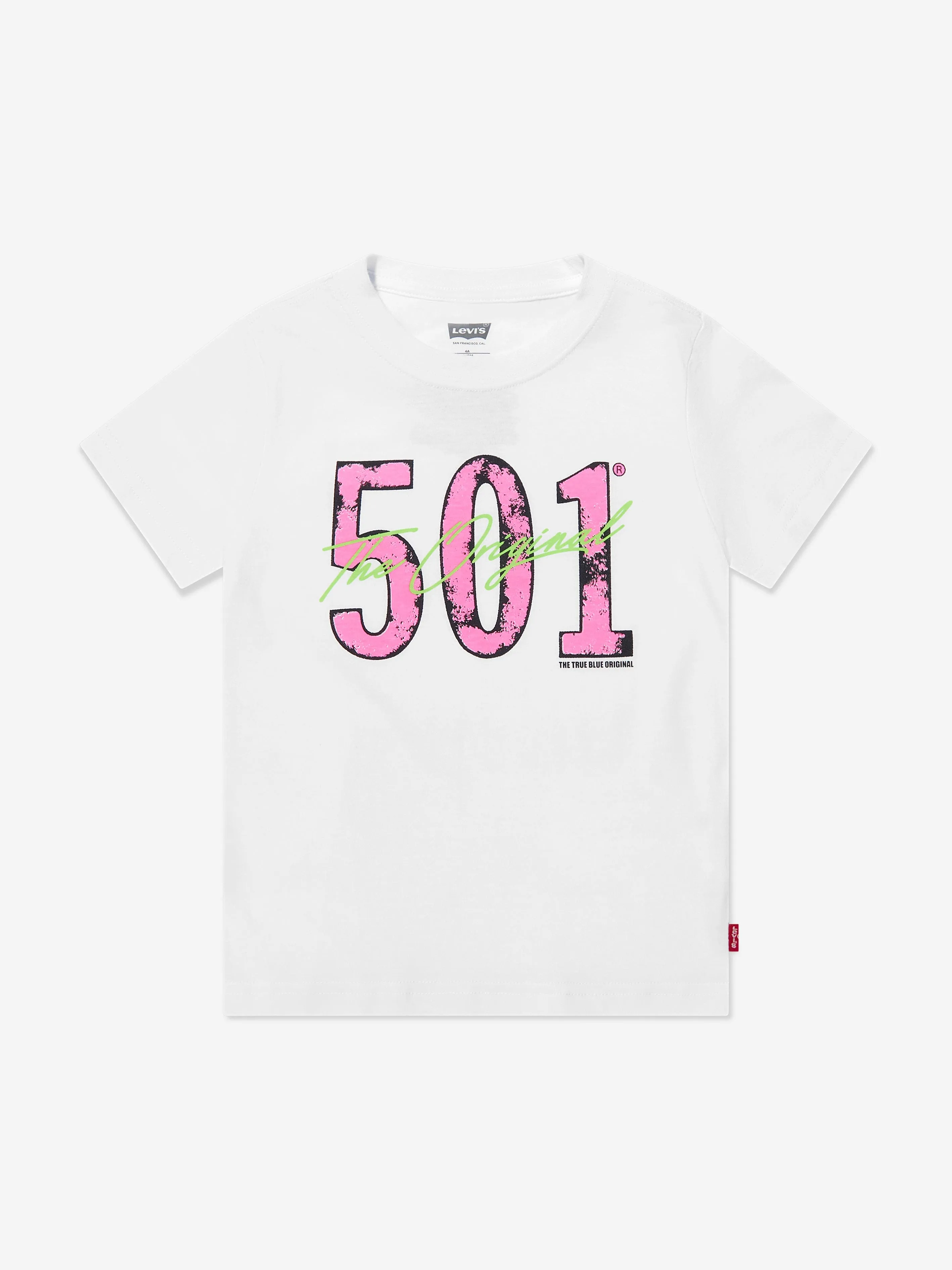 Levi's Wear Boys 501 The Original T-Shirt in White
