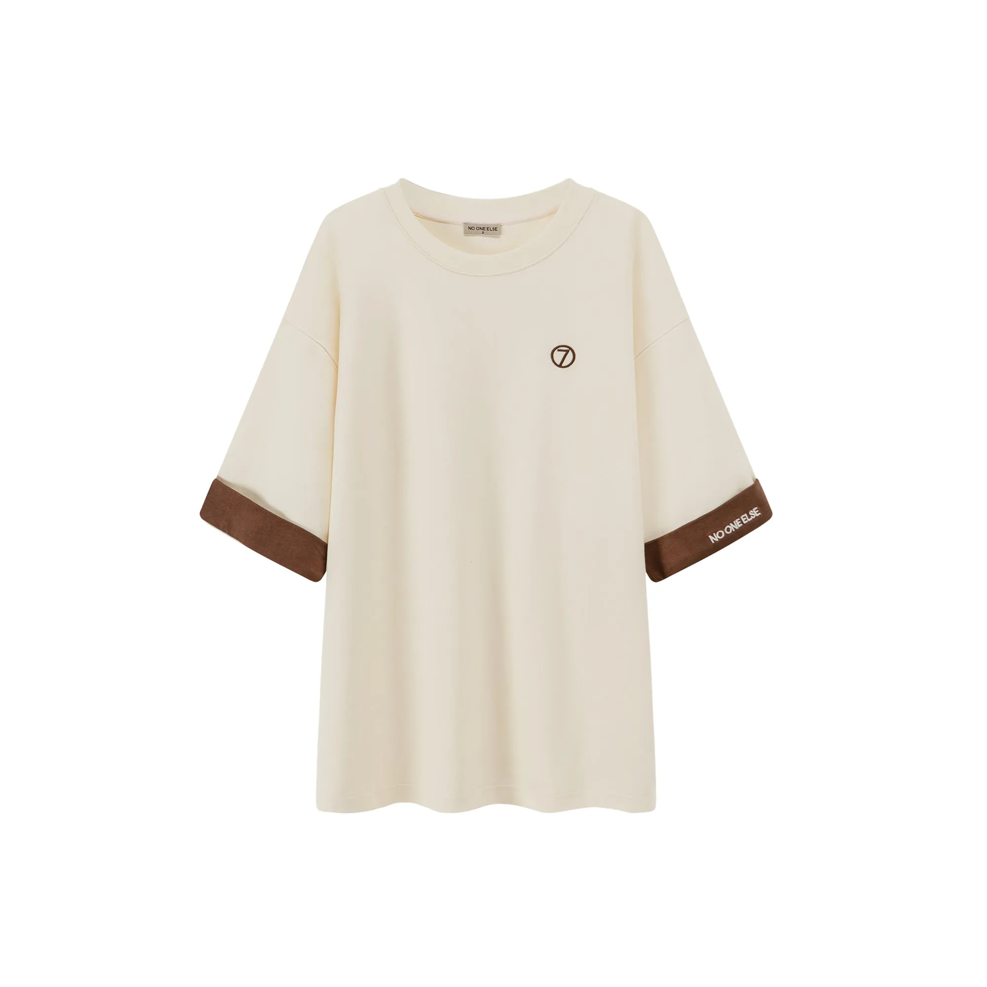 Line Color Loose Fit T-Shirt