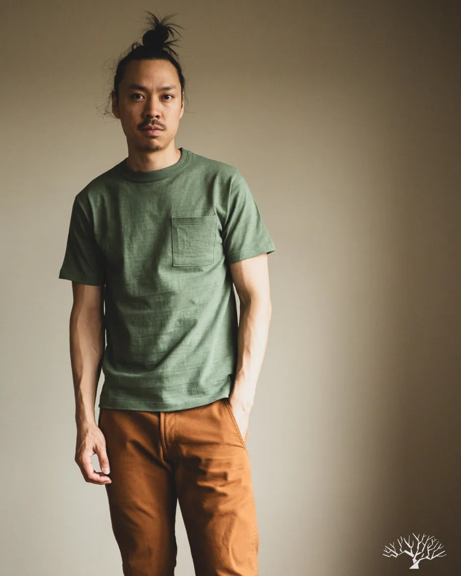 Lot 4601P - Pocket T-Shirt - MC Green