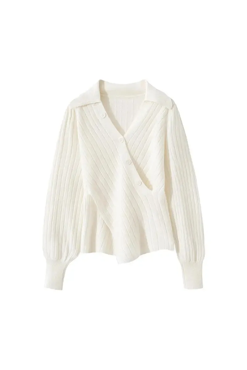 Luxe 100 Cashmere Ribbed V-Neck Sweater