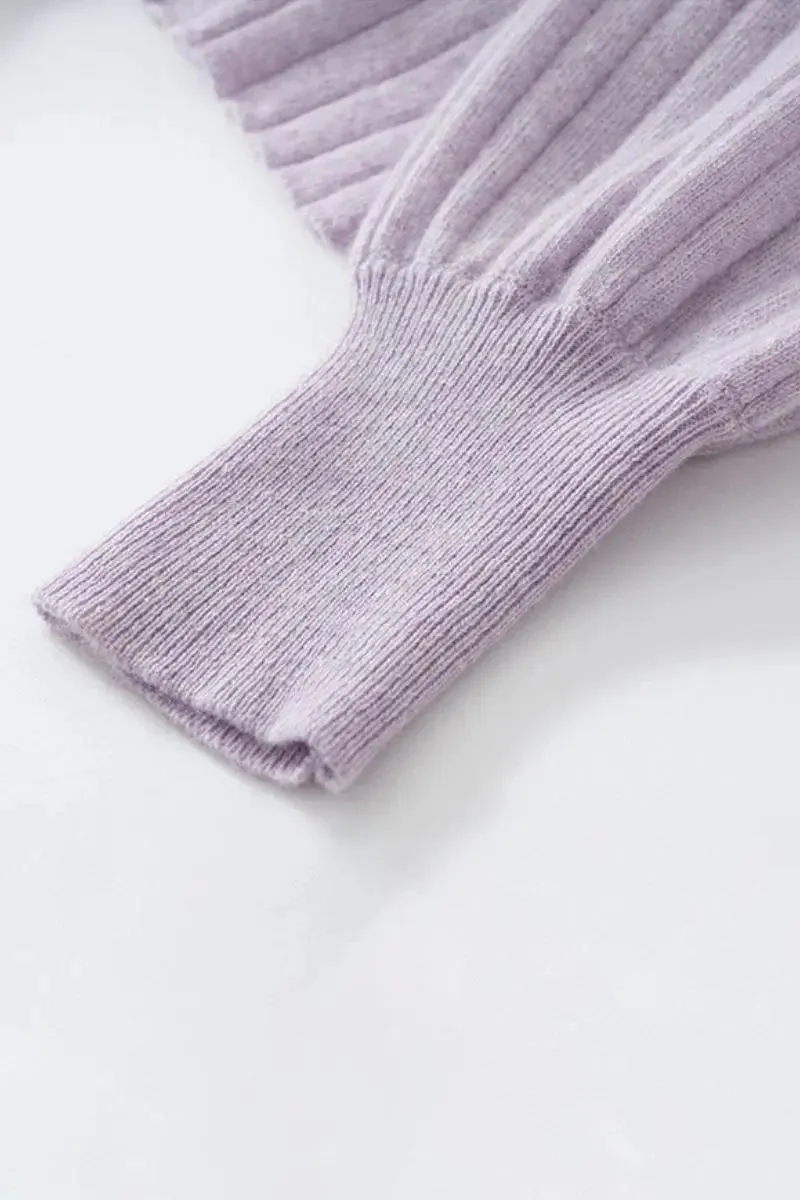 Luxe 100 Cashmere Ribbed V-Neck Sweater