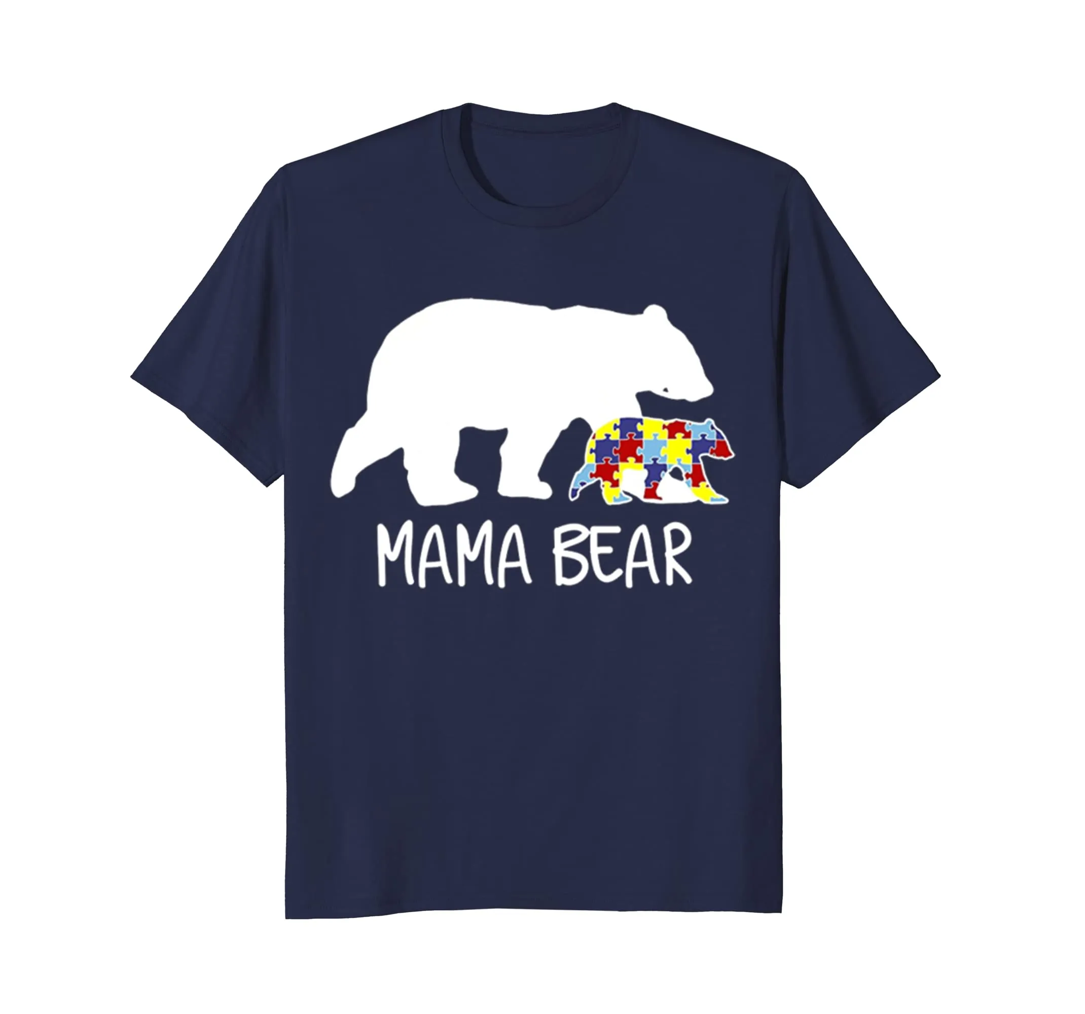 Mama Bear Autism Awareness T Shirt mother day t shirt