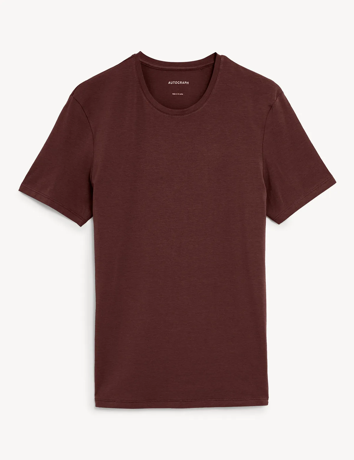 M&S Mens S/S R-Neck Plain T-Shirt T14/1600A