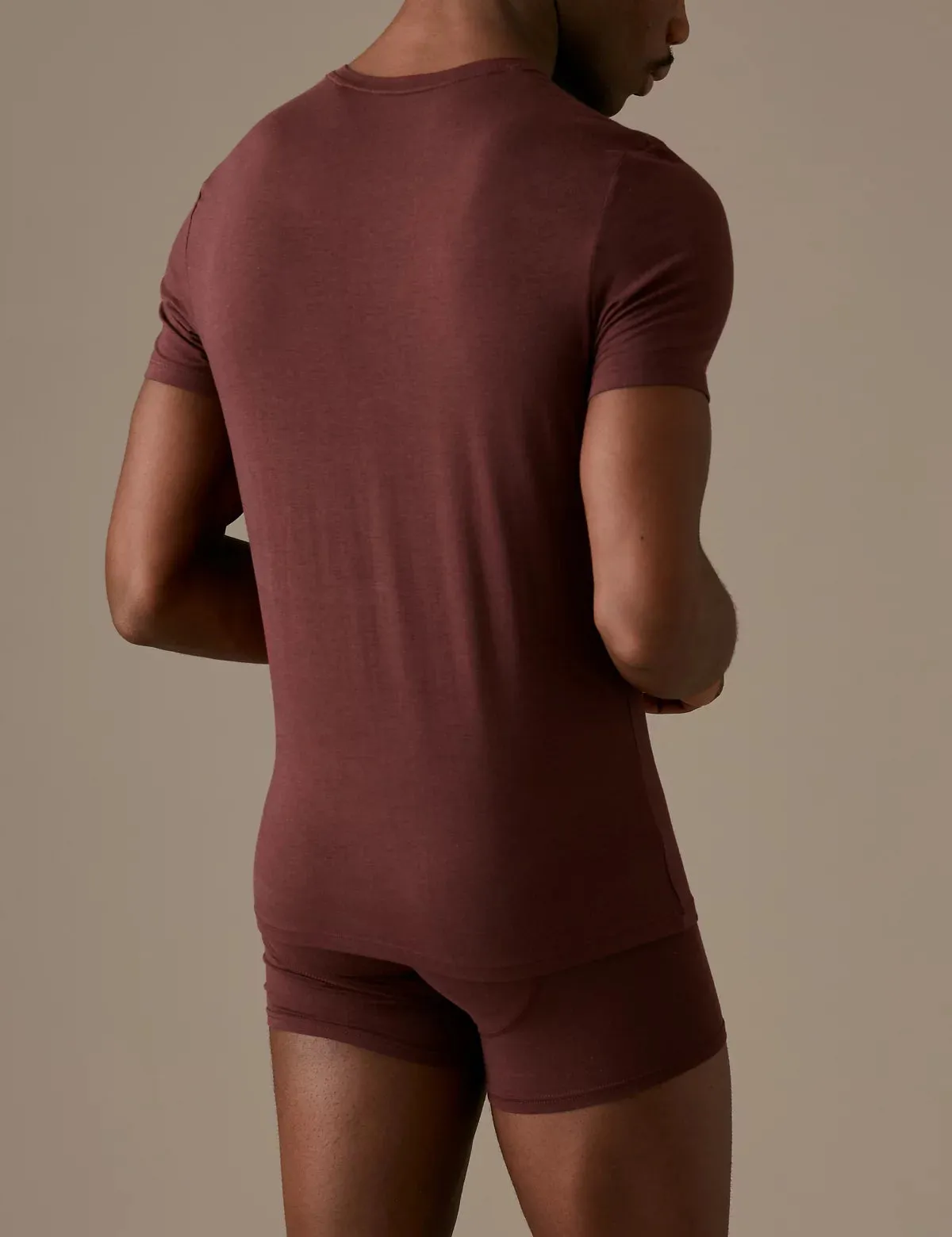 M&S Mens S/S R-Neck Plain T-Shirt T14/1600A